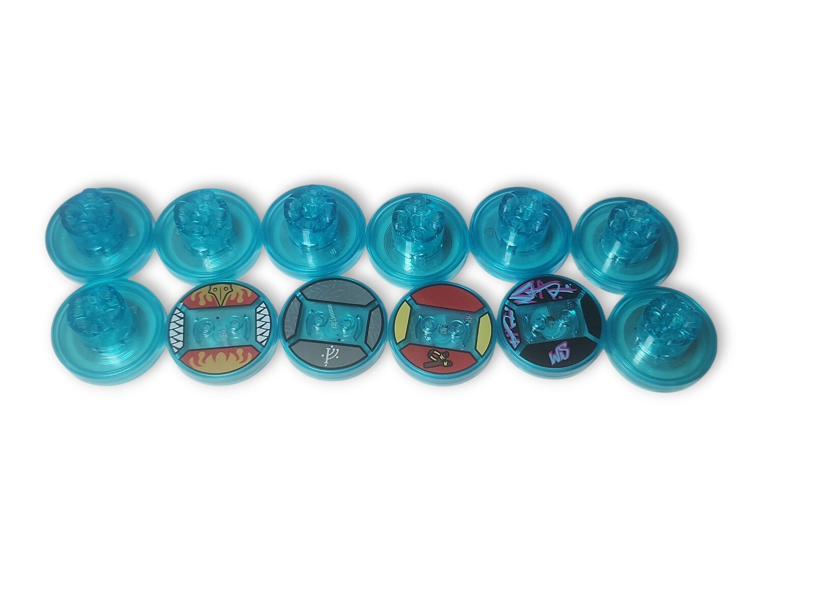 Lot of 12 Lego Dimension Tag Base NFC Discs Bart, Wyldstyle, Gandalf, Chima