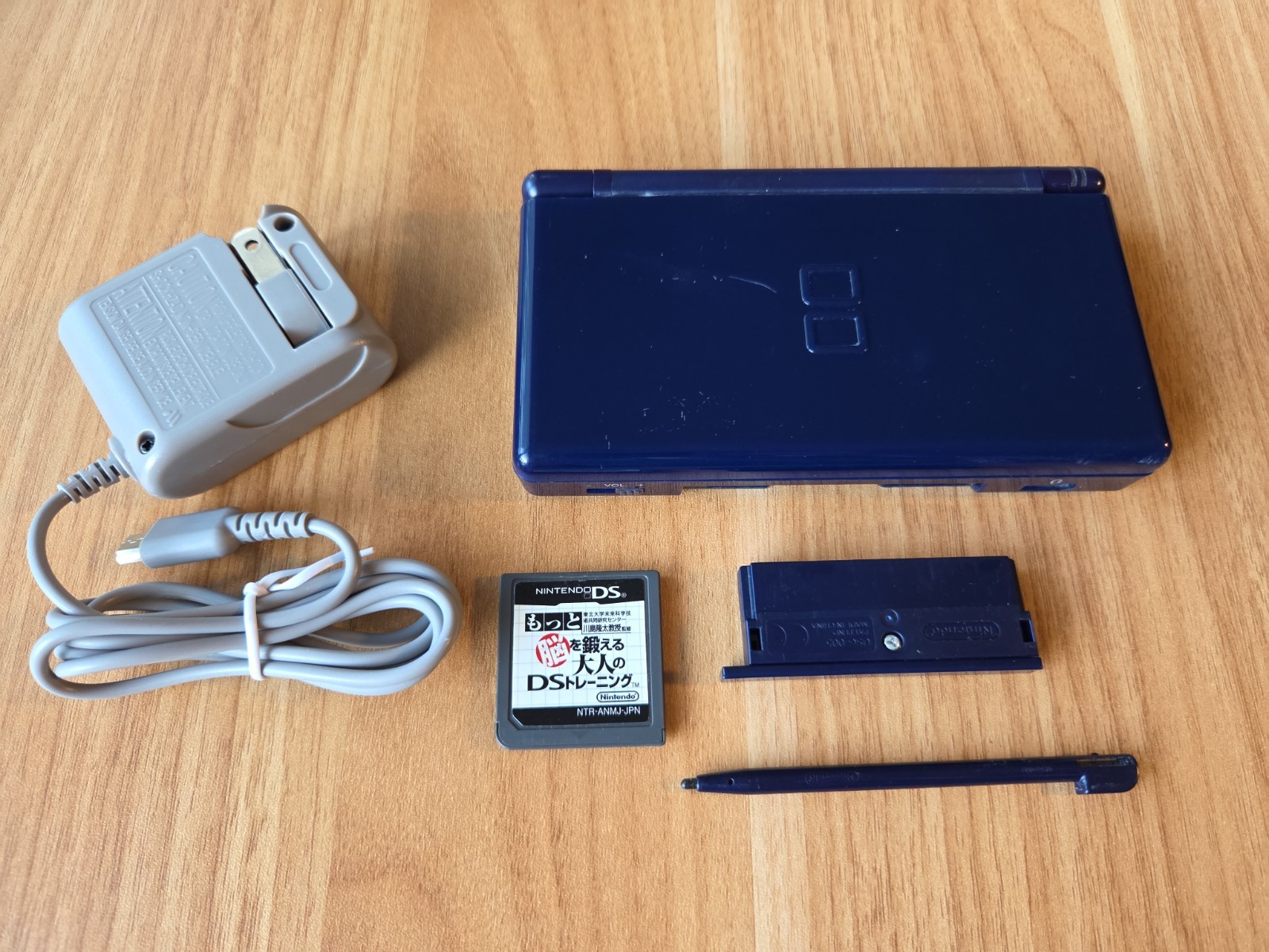 Nintendo DS Lite Enamel Navy Tested US SELLER