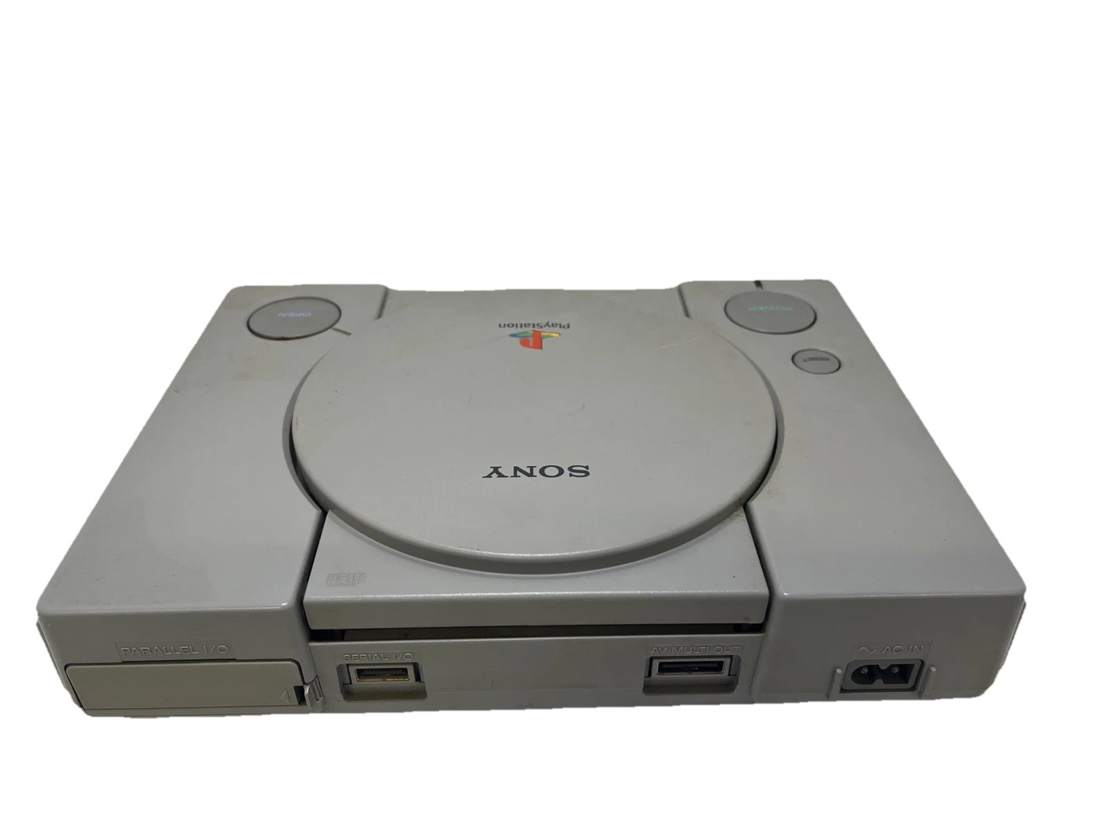 Sony PlayStation Classic Gray Console & 2 Controllers W/ AV & Power Cords Works