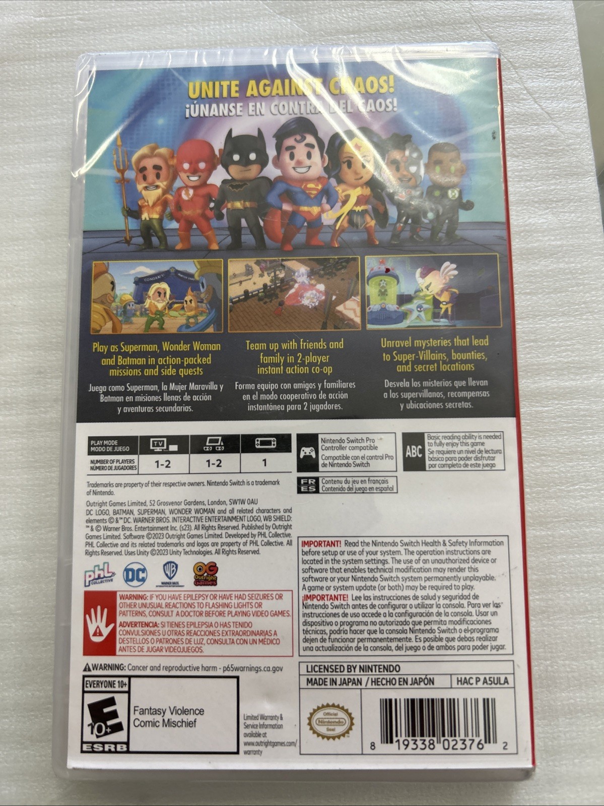 DC Justice League: Cosmic Chaos [Nintendo Switch] Brand New Sealed!