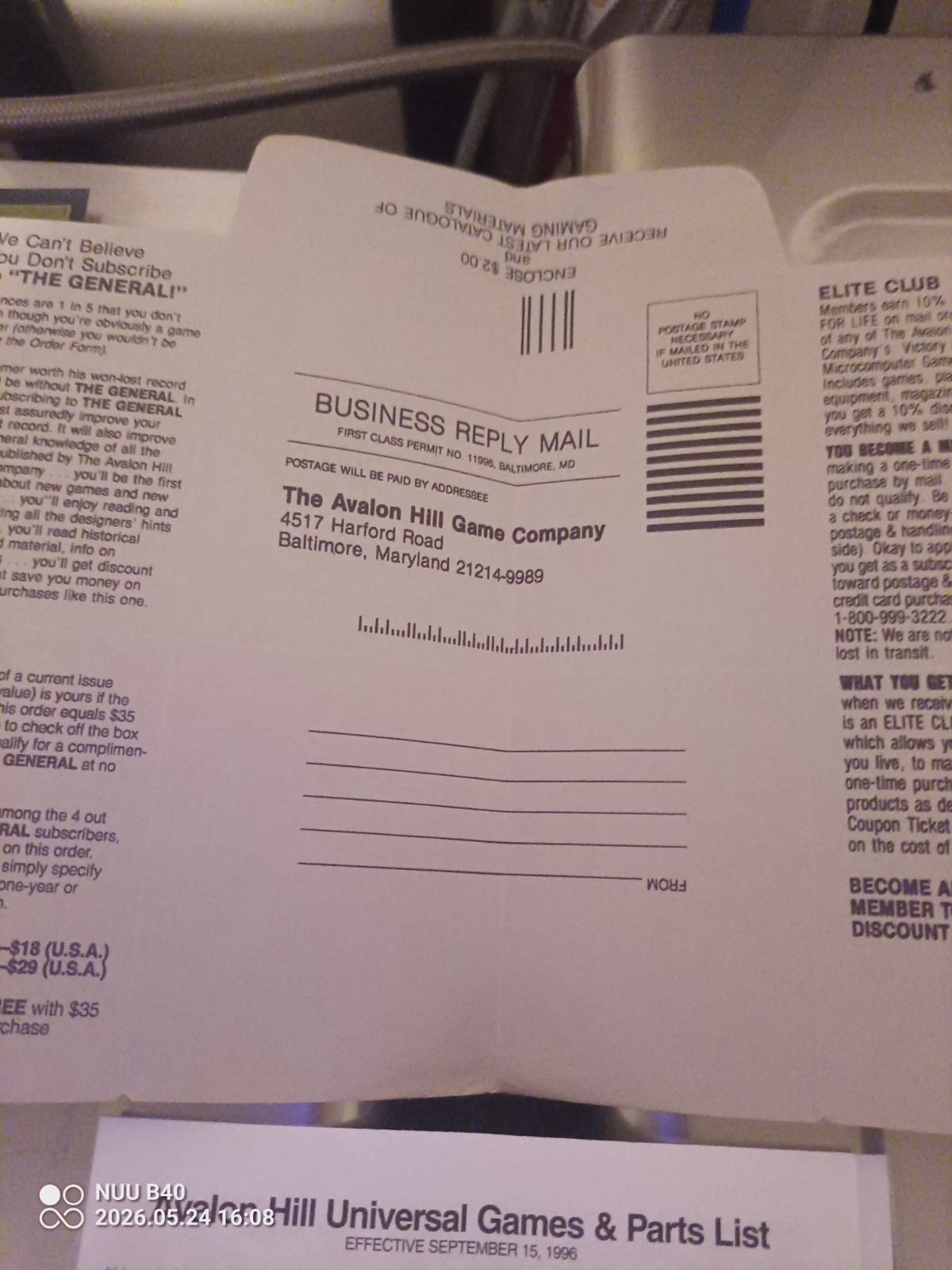 Third Reich PC (PC, 1996) cib with manuals, map and registration.