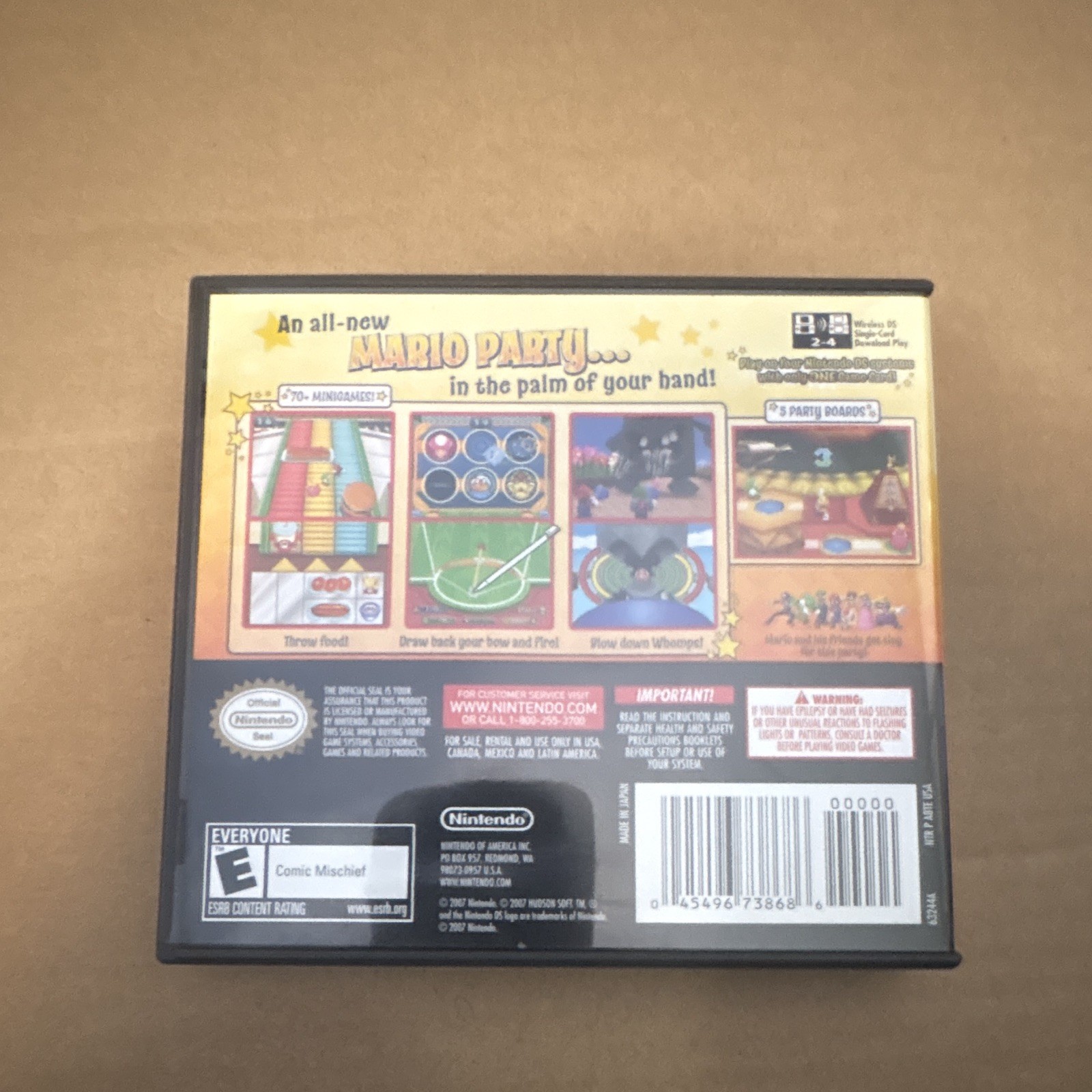 Nintendo Mario Party DS Nintendo DS 2007 E NTSC-U/C Complete w/ Manual tested