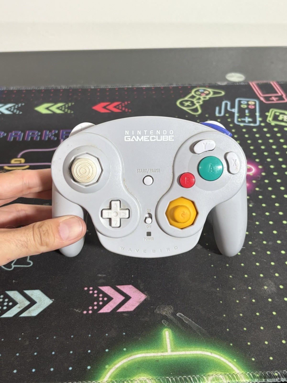 Nintendo Gamecube Wavebird Wireless Controller – Gray No Receiver