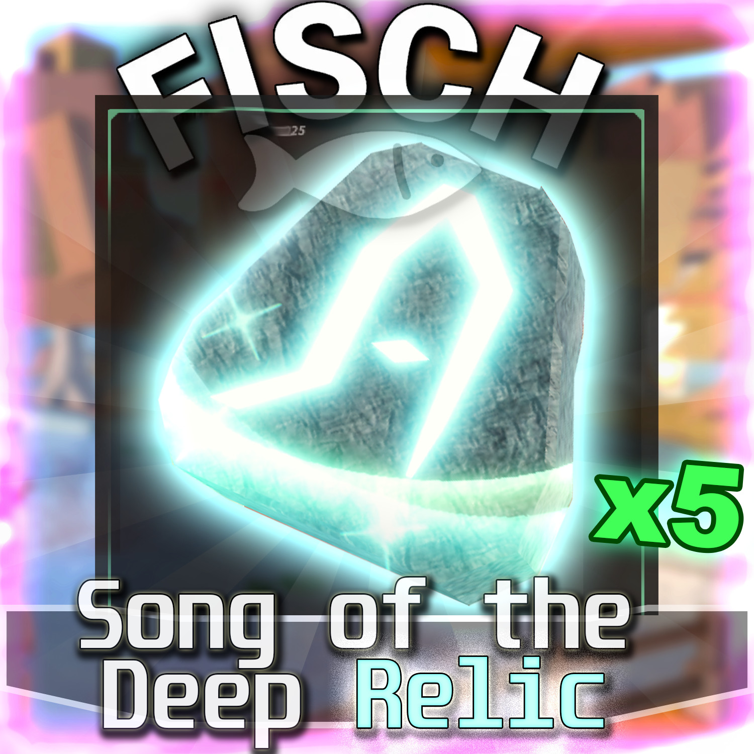 🐟 FISCH – 5 Song of the Deep Relic⚡FASTEST DELIVERY⚡ fish/cs/coins/rare