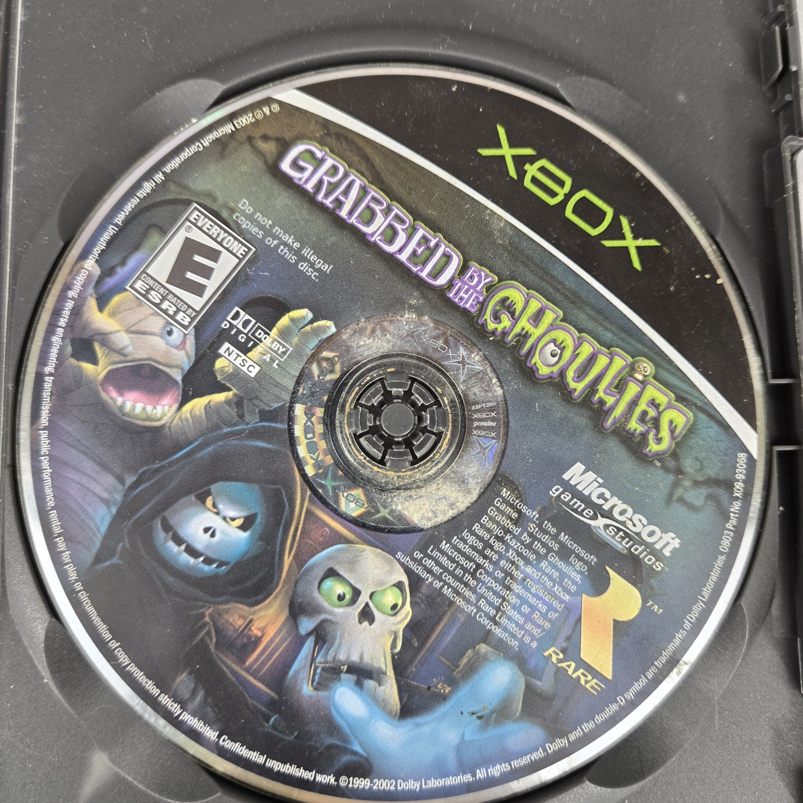 Grabbed by the Ghoulies Original Xbox Disc Only Tested works