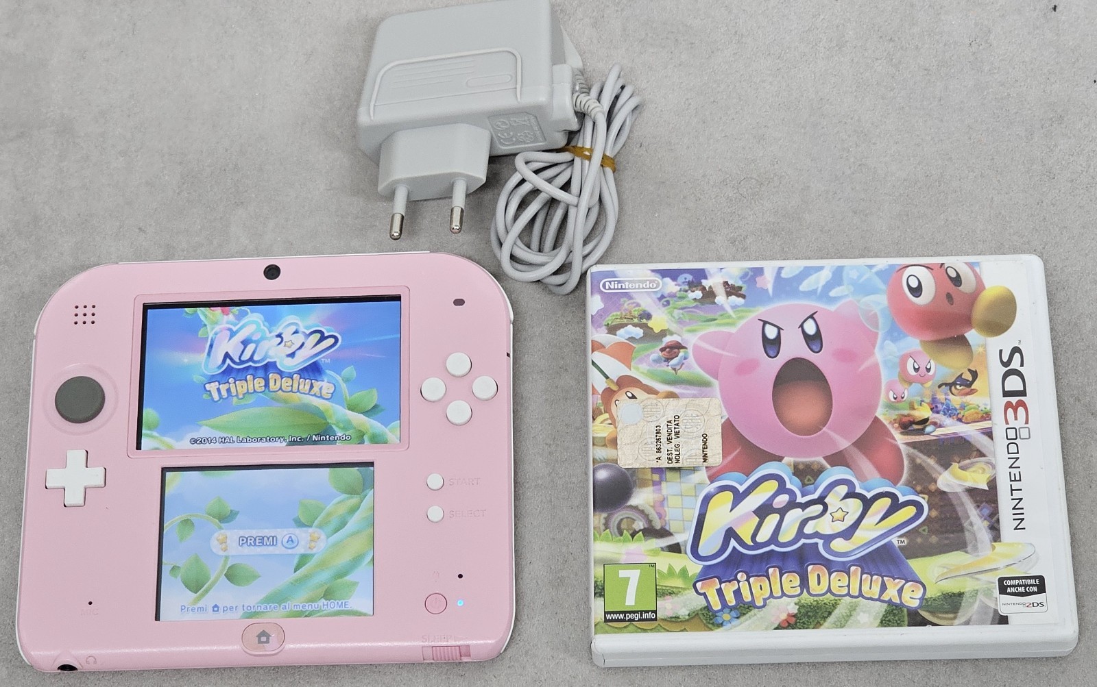 Nintendo 2DS Pink Handheld Console System PAL 4GB Wi-Fi 480p