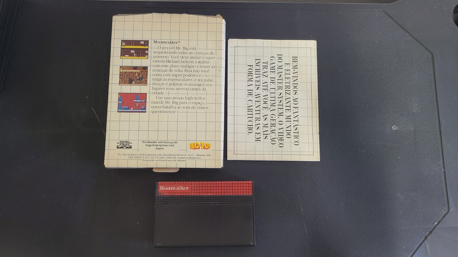 Michael Jackson’s Moonwalker (Sega Master System) TECTOY Brazil VERY RARE