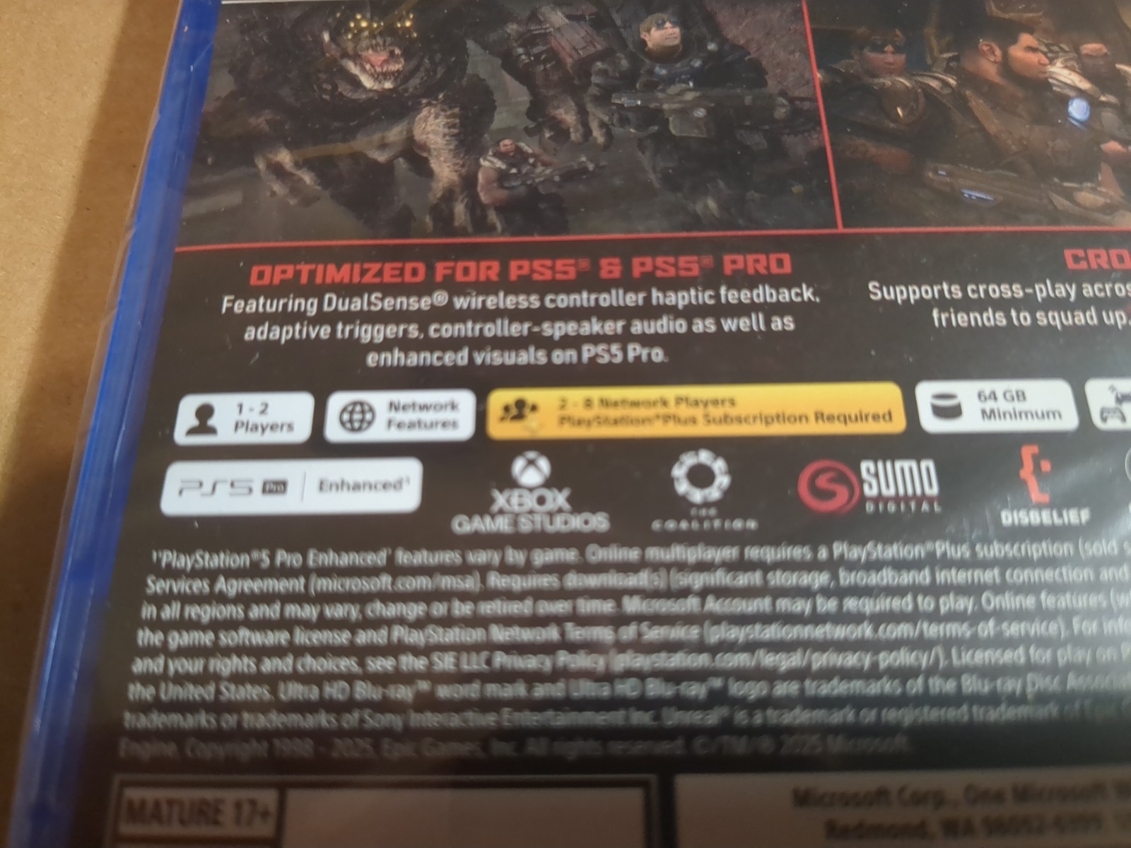 Gears of War: Reloaded – PlayStation 5 Brand New Sealed