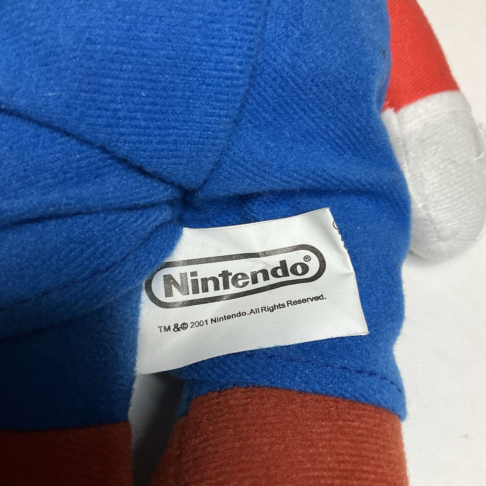 Vintage Kellytoy Nintendo Super Mario Bros. Super Mario Stuffed Plush Doll 11″