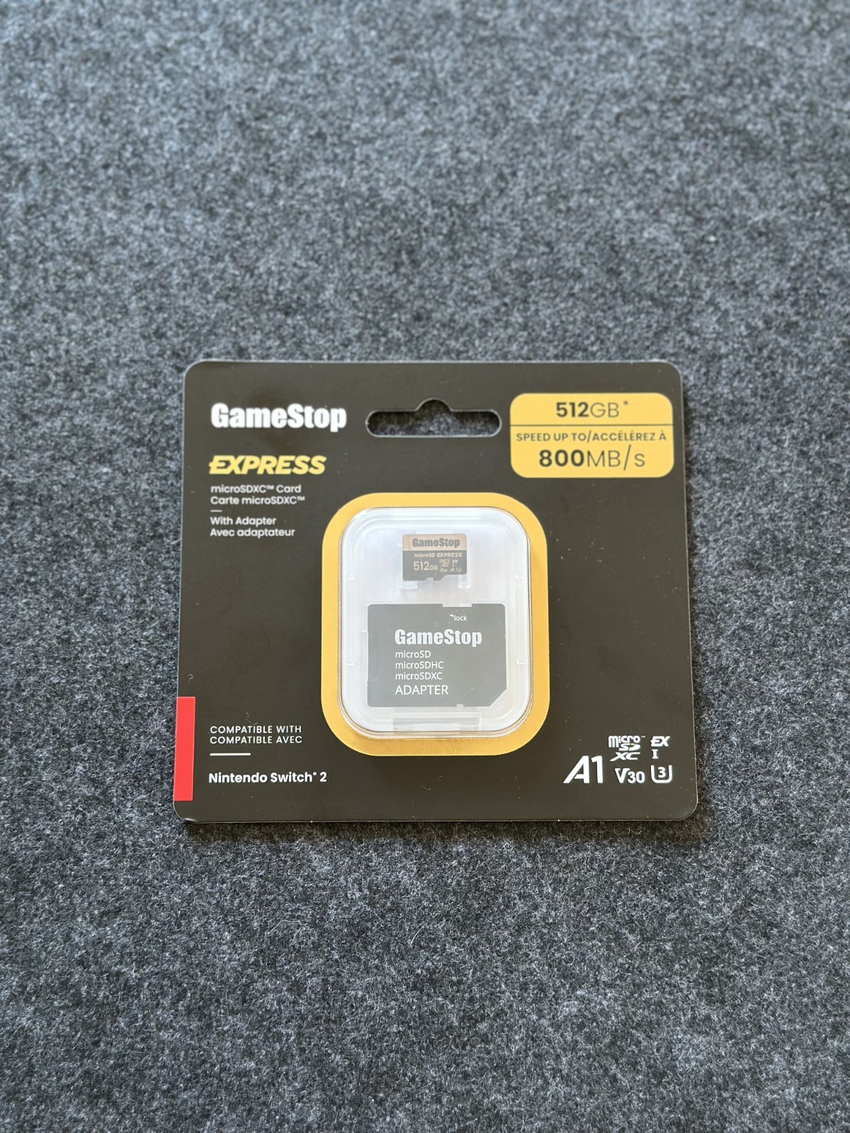 GameStop 512GB Express Micro SD Card for Nintendo Switch 2