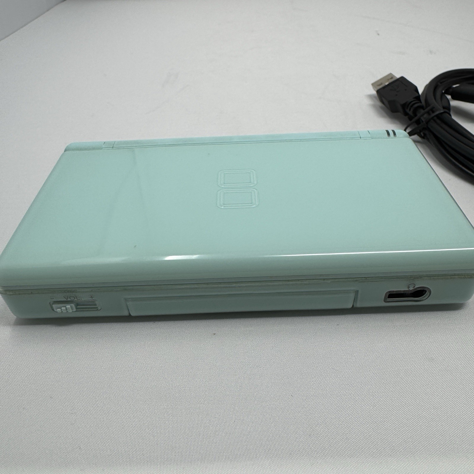 *AS IS* Nintendo DS Lite Light Blue Handheld System w/ Multi Cable Charge Cord
