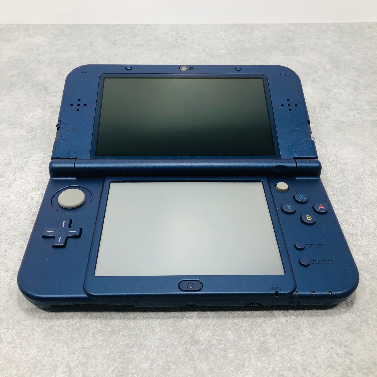 [EX+5] New Nintendo 3DS LL XL Metallic Blue Japan Tested NTSC-J 26-06-108