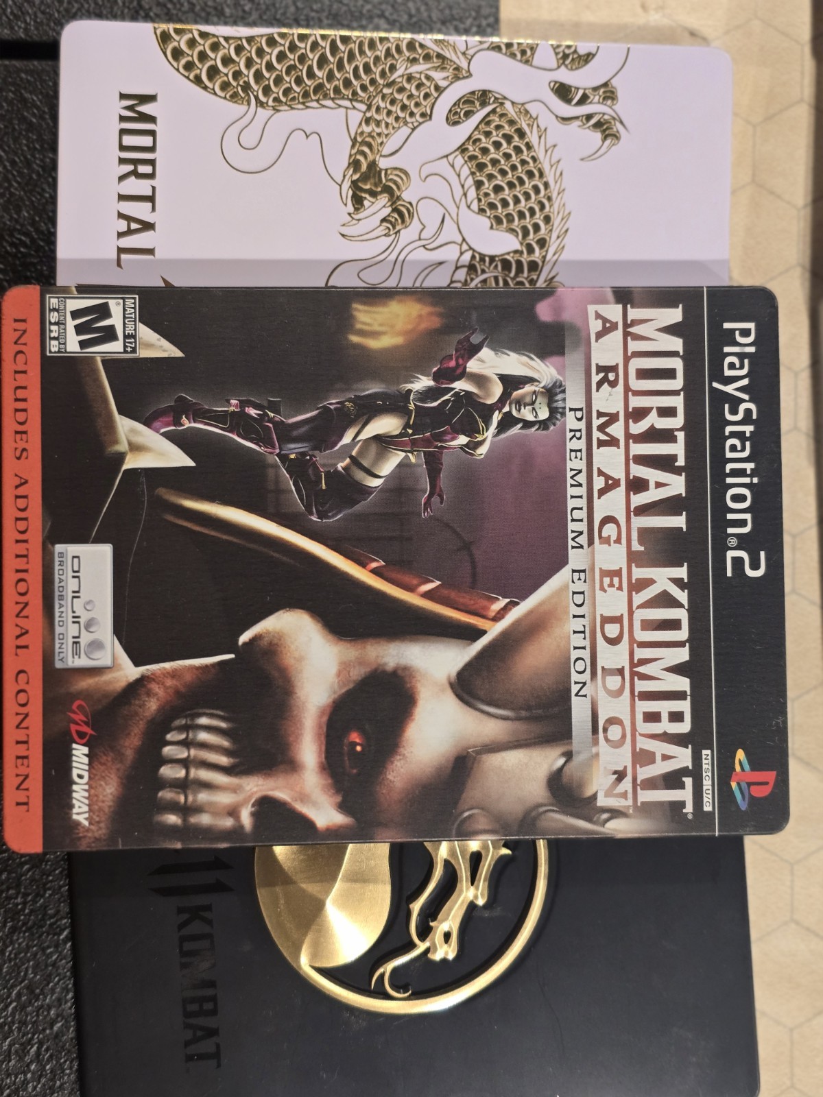 Mortal Kombat Game Collection With Kollectors Editions Lot/ Figures & More