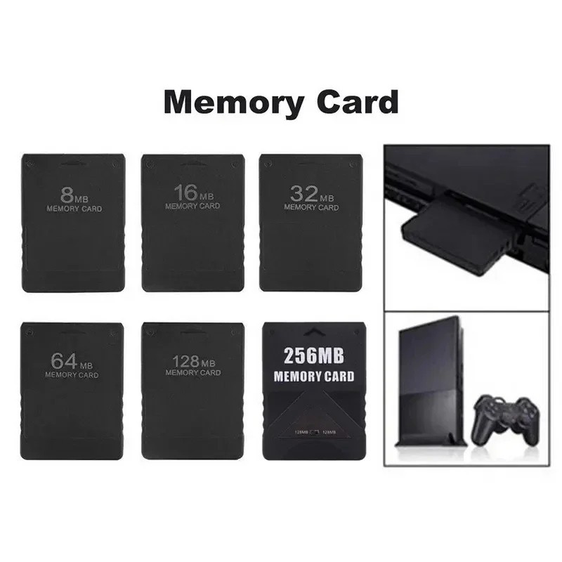 16MB to 128MB Megabyte Memory Card for Sony PlayStation 2 PS2 Slim Game Console