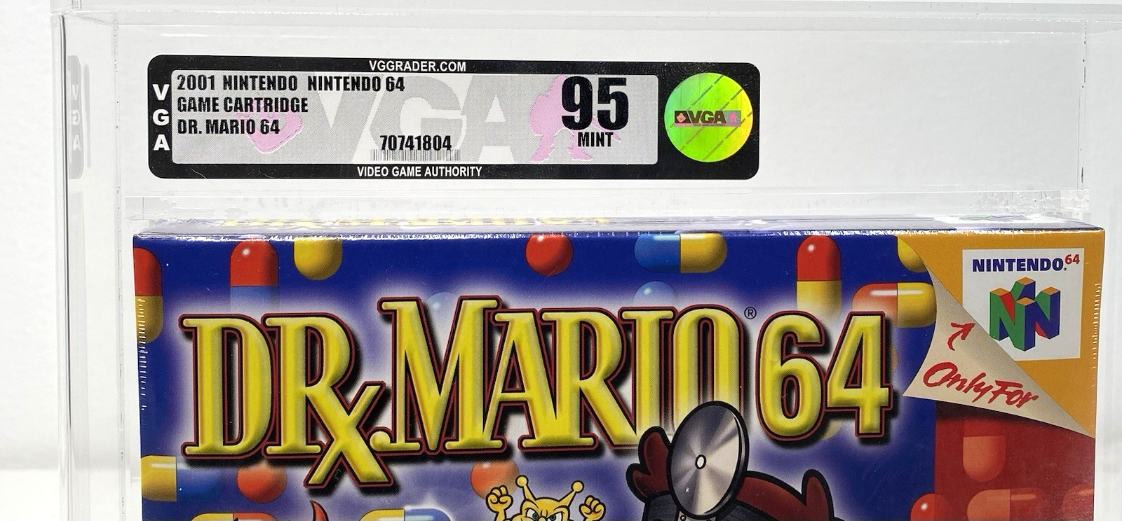 Dr. Mario 64 Nintendo N64 Brand New 2001 Factory Sealed VGA 95 TOP POP