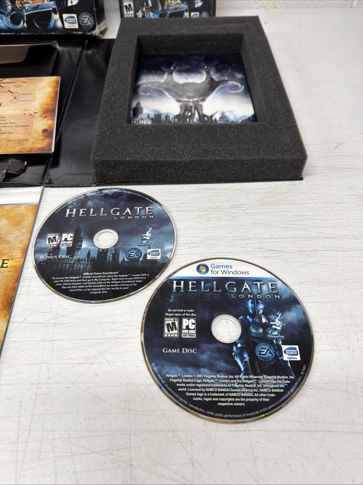 Hellgate: London Collector’s Edition (PC Big Box) Bonus Disc, CIB, Tested