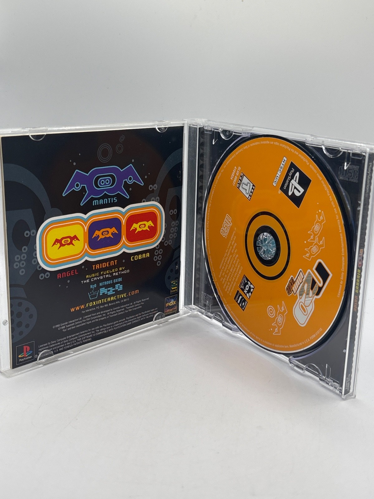 N2O Nitrous Oxide Sony PlayStation 1 PS1 Game CIB