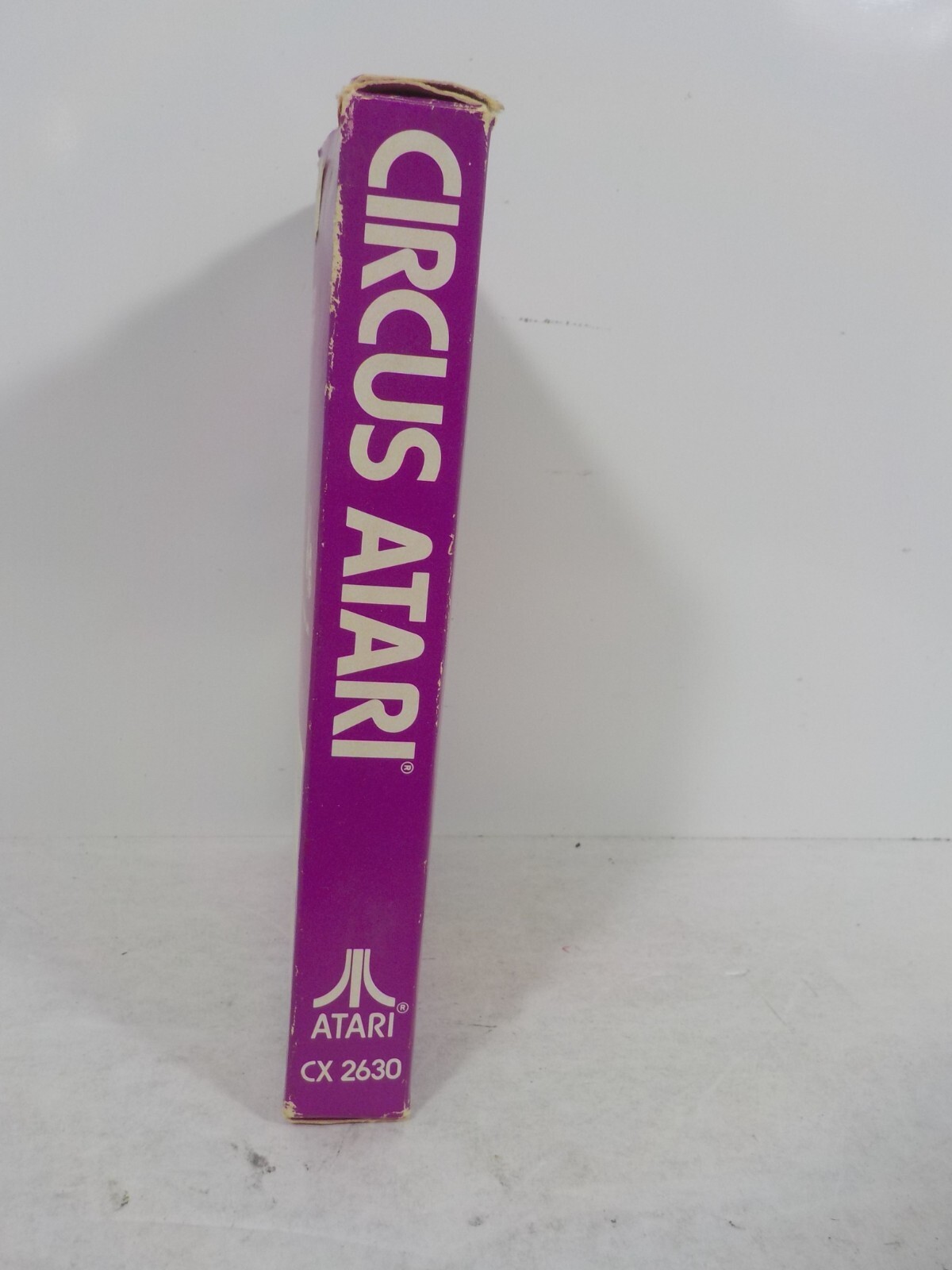 N A129 Circus Atari (Atari 2600) – Box & Manual (Box in Rough Shape)