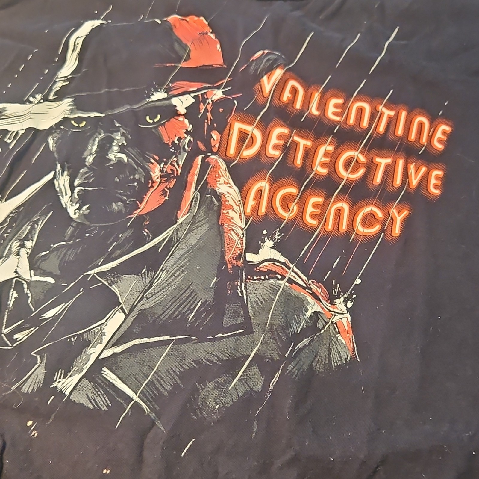 Vintage Limited Bethesda Fallout Nick Valentine Detective Agency Graphic T-Shirt