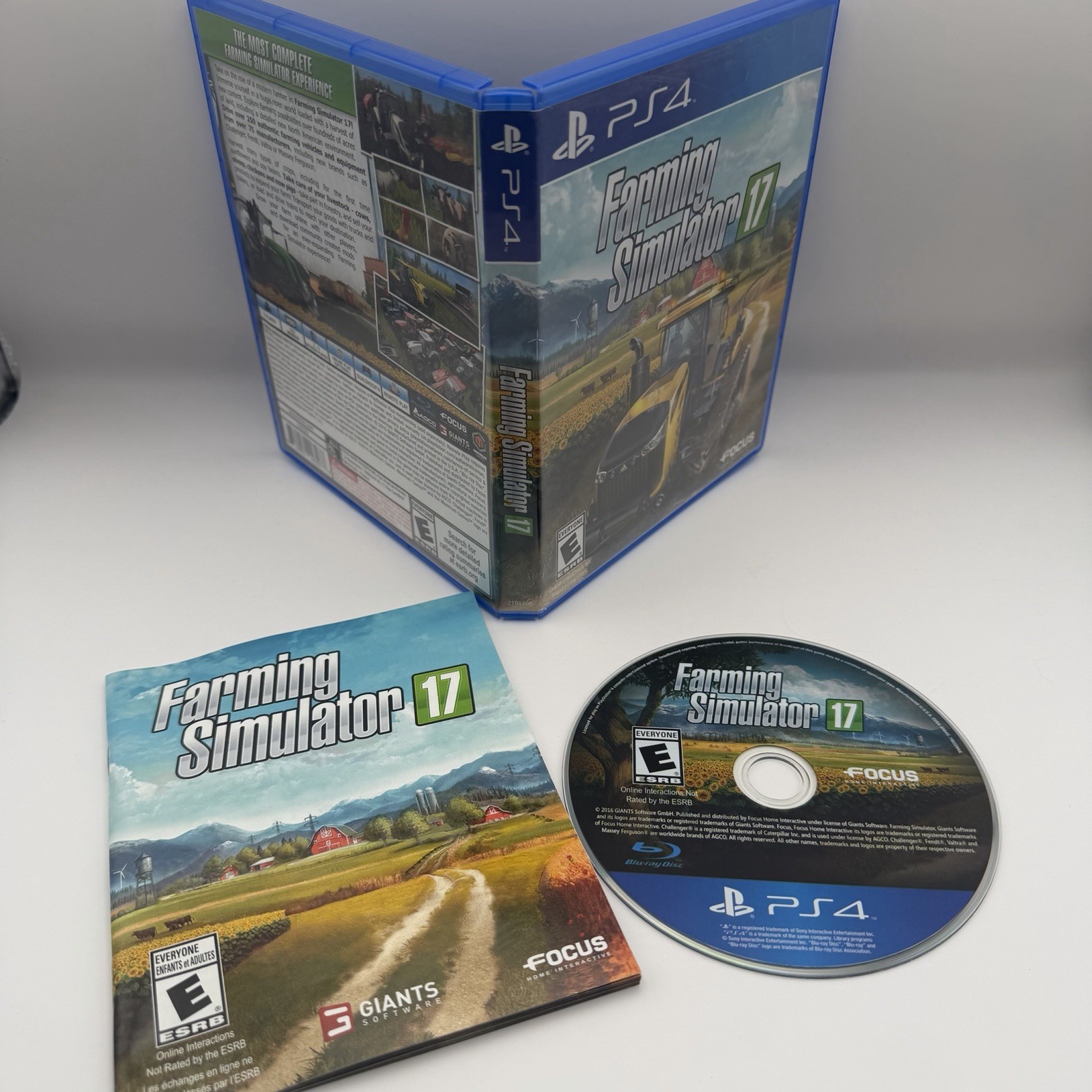 Farming Simulator 17 (Sony PlayStation 4, 2016) CIB PS4 Sim Tested Works