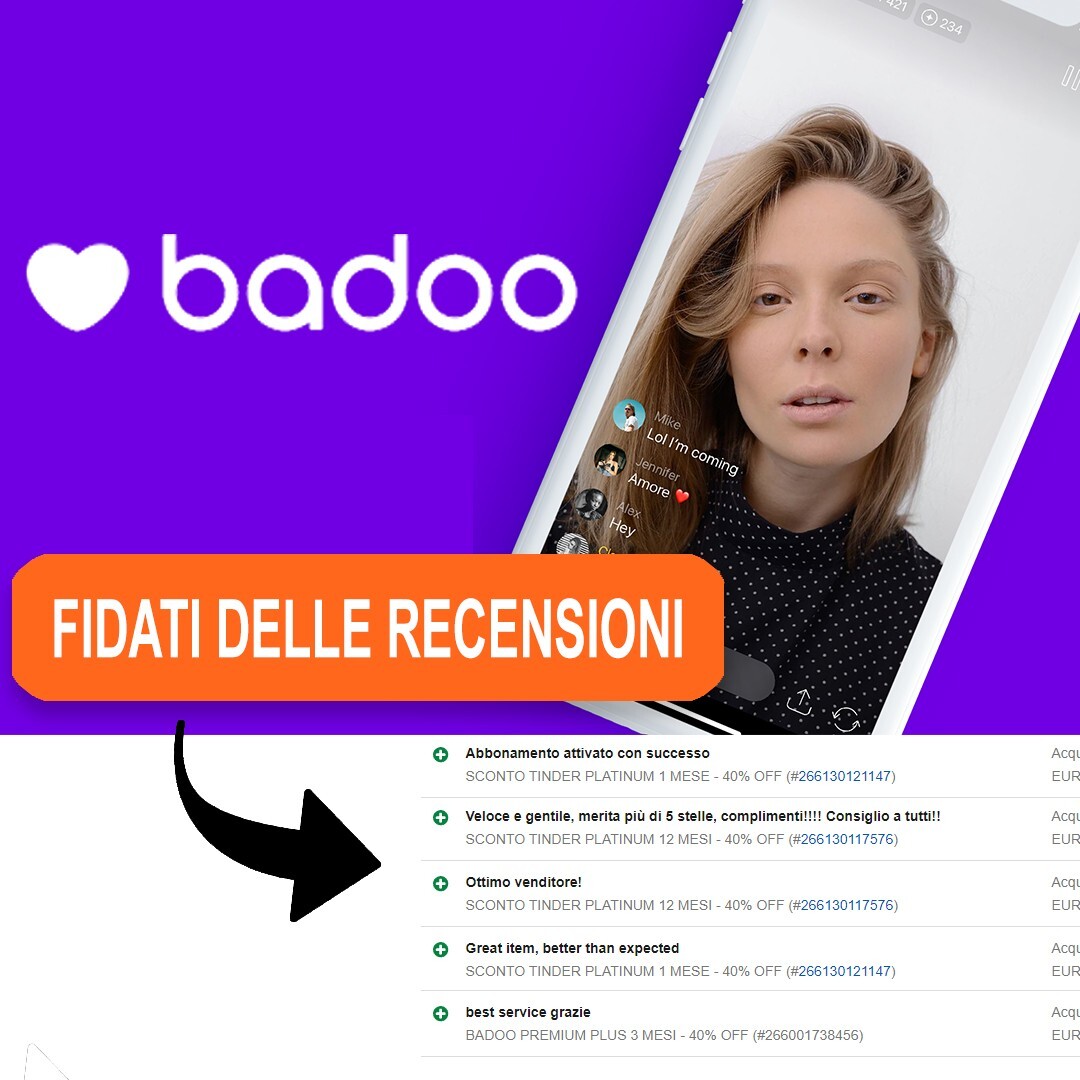 BADOO PREMIUM PLUS 6 MONTHS