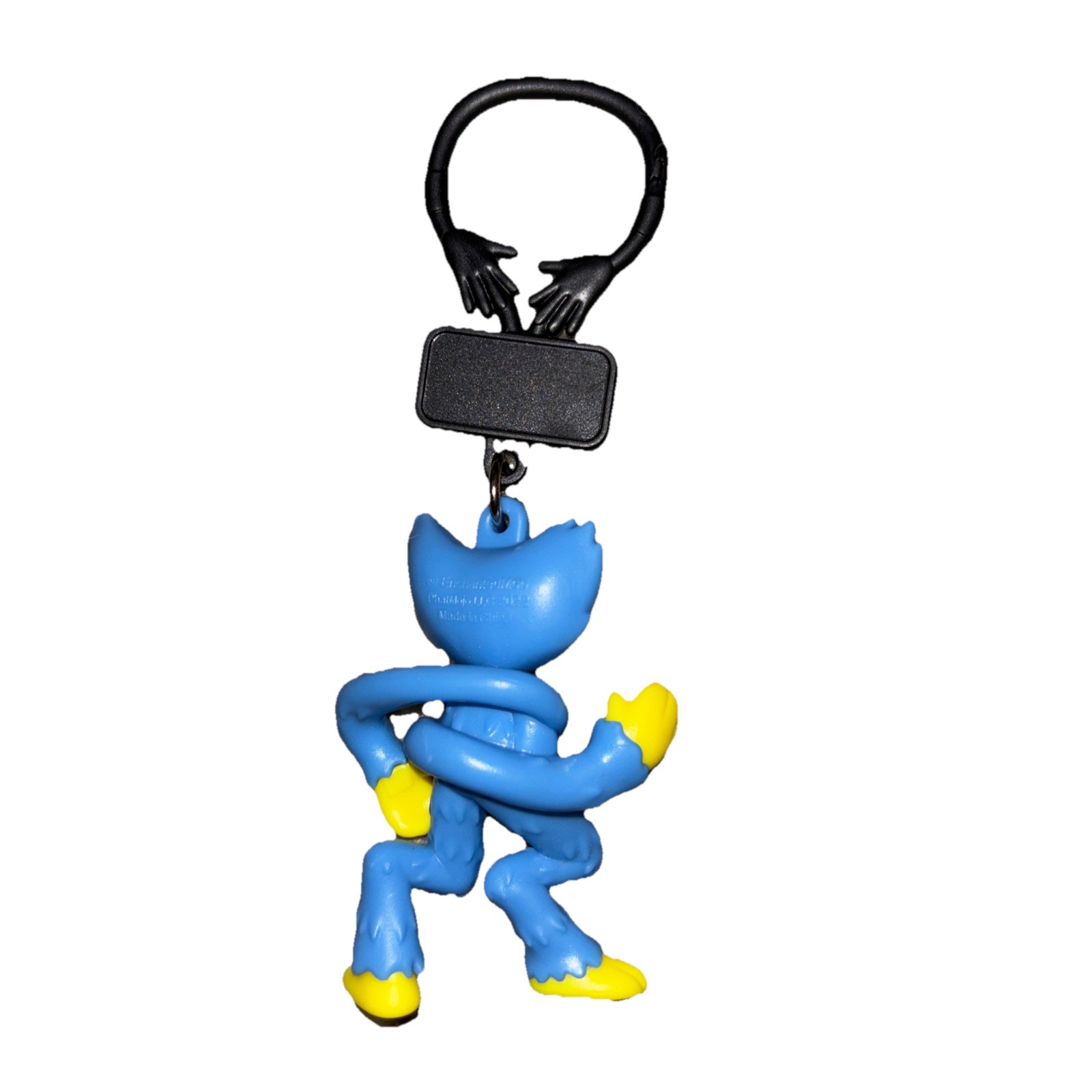 Poppy Playtime Huggy Wuggy Collectible Bag Clip / Keychain Charm – 5” Phatmojo