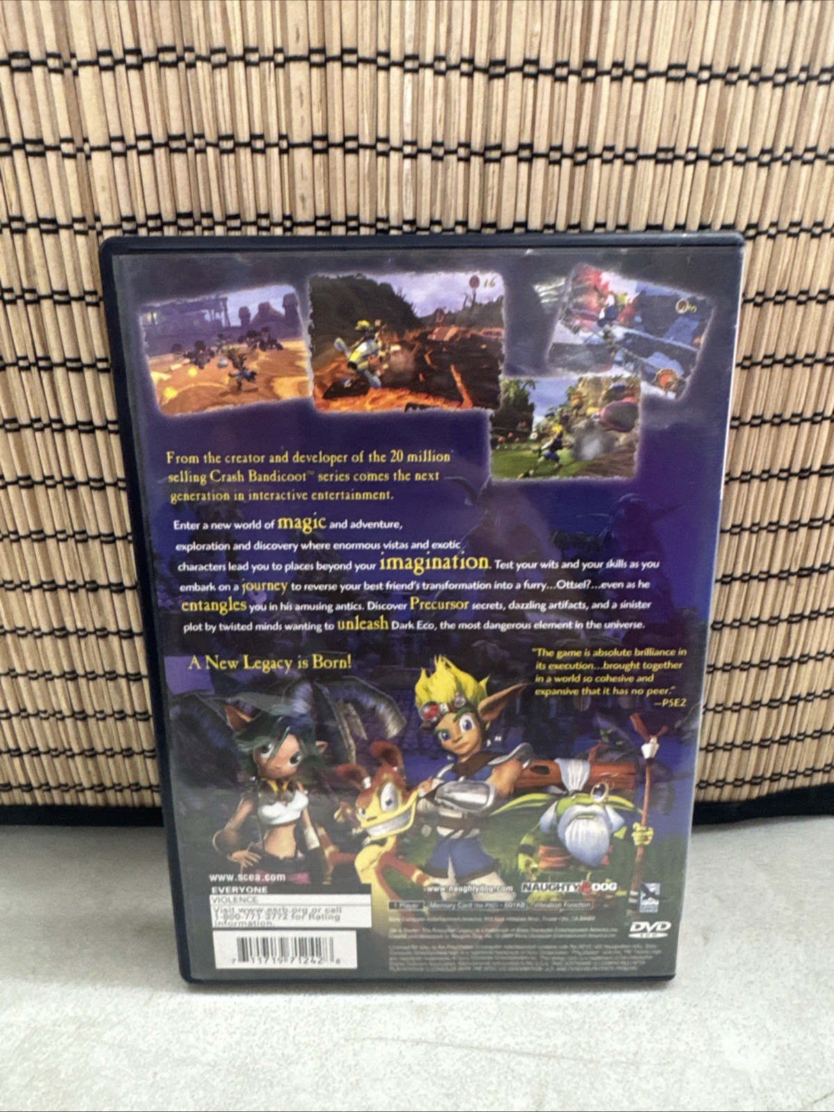 Jak and Daxter: The Precursor Legacy (Sony PlayStation 2, 2002) PS2