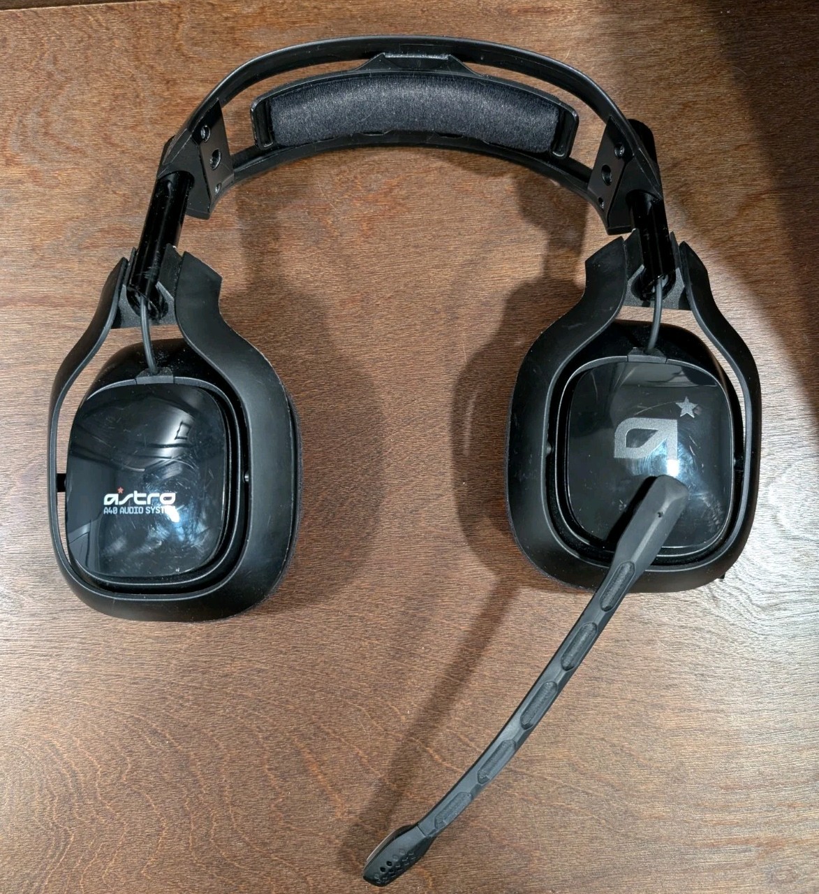 Astro A40 Black Gaming Headset 3.5mm Jack Boom Mic Adjustable Headband Over-Ear