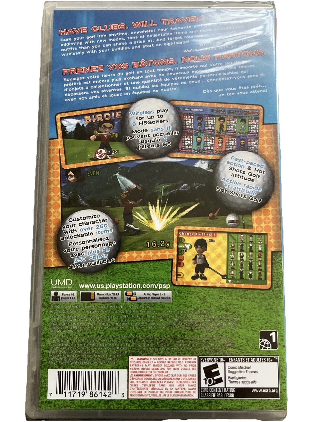 Hot Shots Golf: Open Tee (Sony PSP, 2005) New Sealed