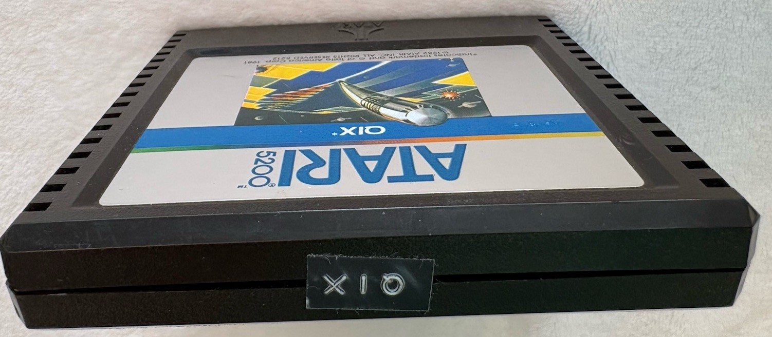 TESTED Qix Atari 5200 VGC 1982 W/Manual – Video