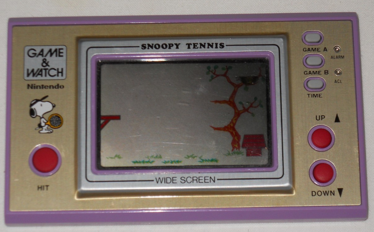 Vintage 1982 Nintendo Game & Watch Snoopy Tennis TESTED & WORKING SP-30 and