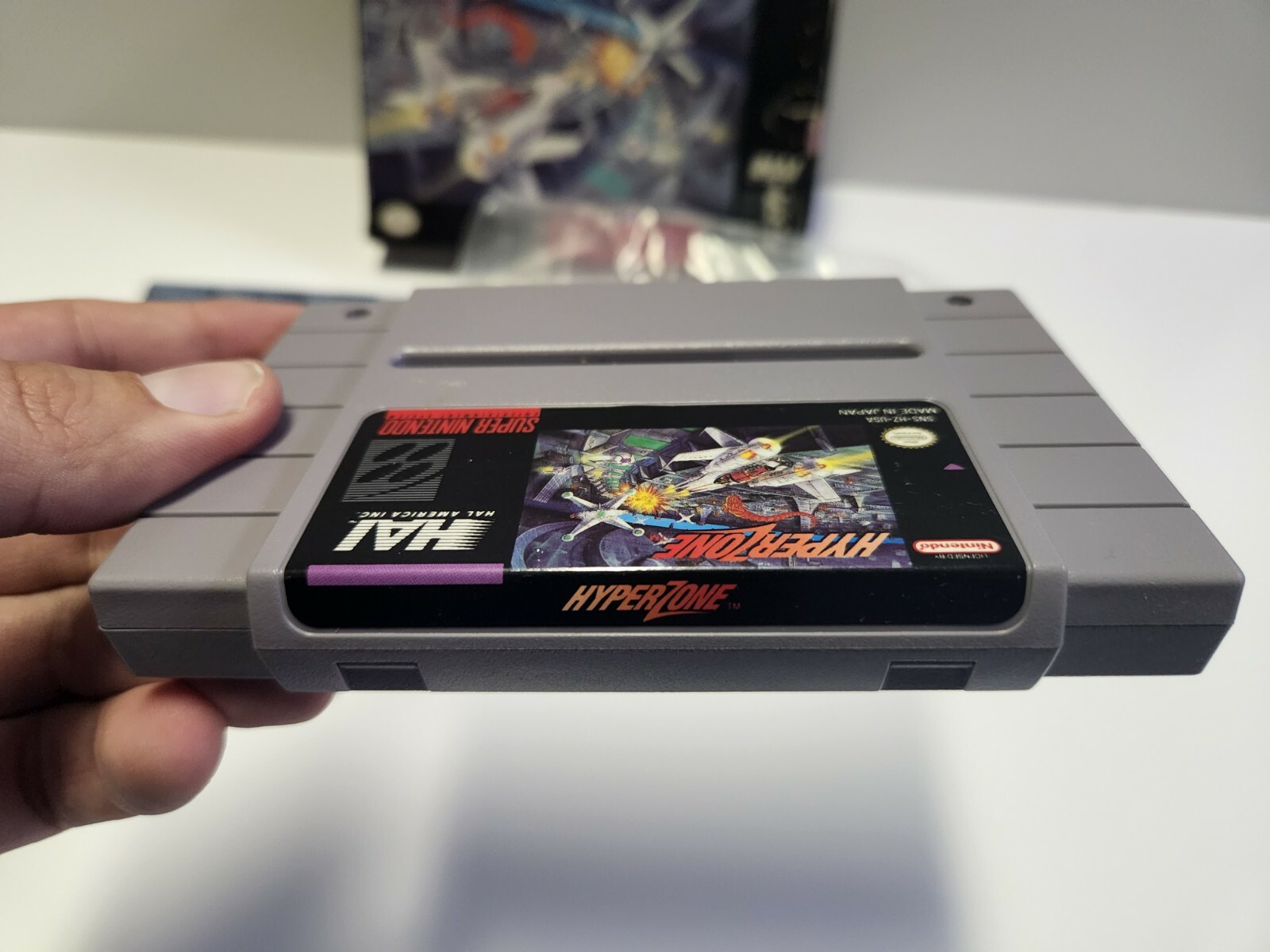 HyperZone (Super Nintendo Entertainment System, 1991) SNES Complete TESTED