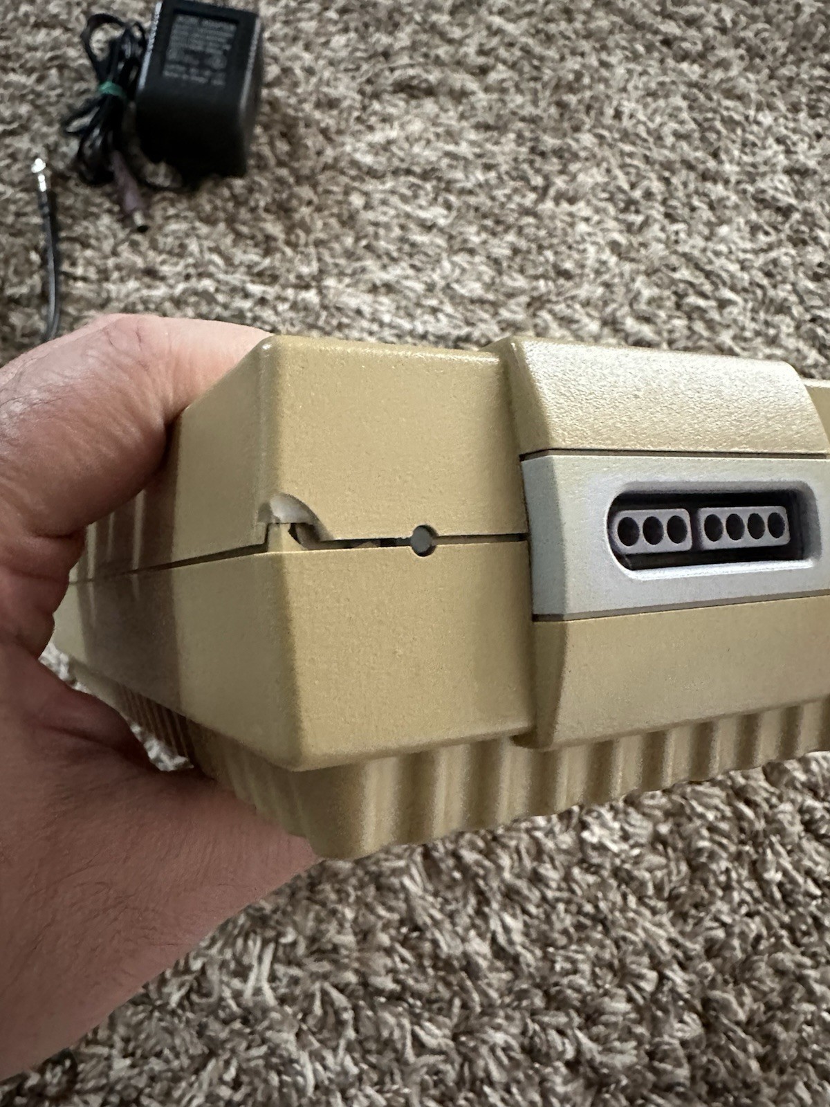 Yellowish Super Nintendo SNES Console Tested Working/GAME IS NOT INCLUDED
