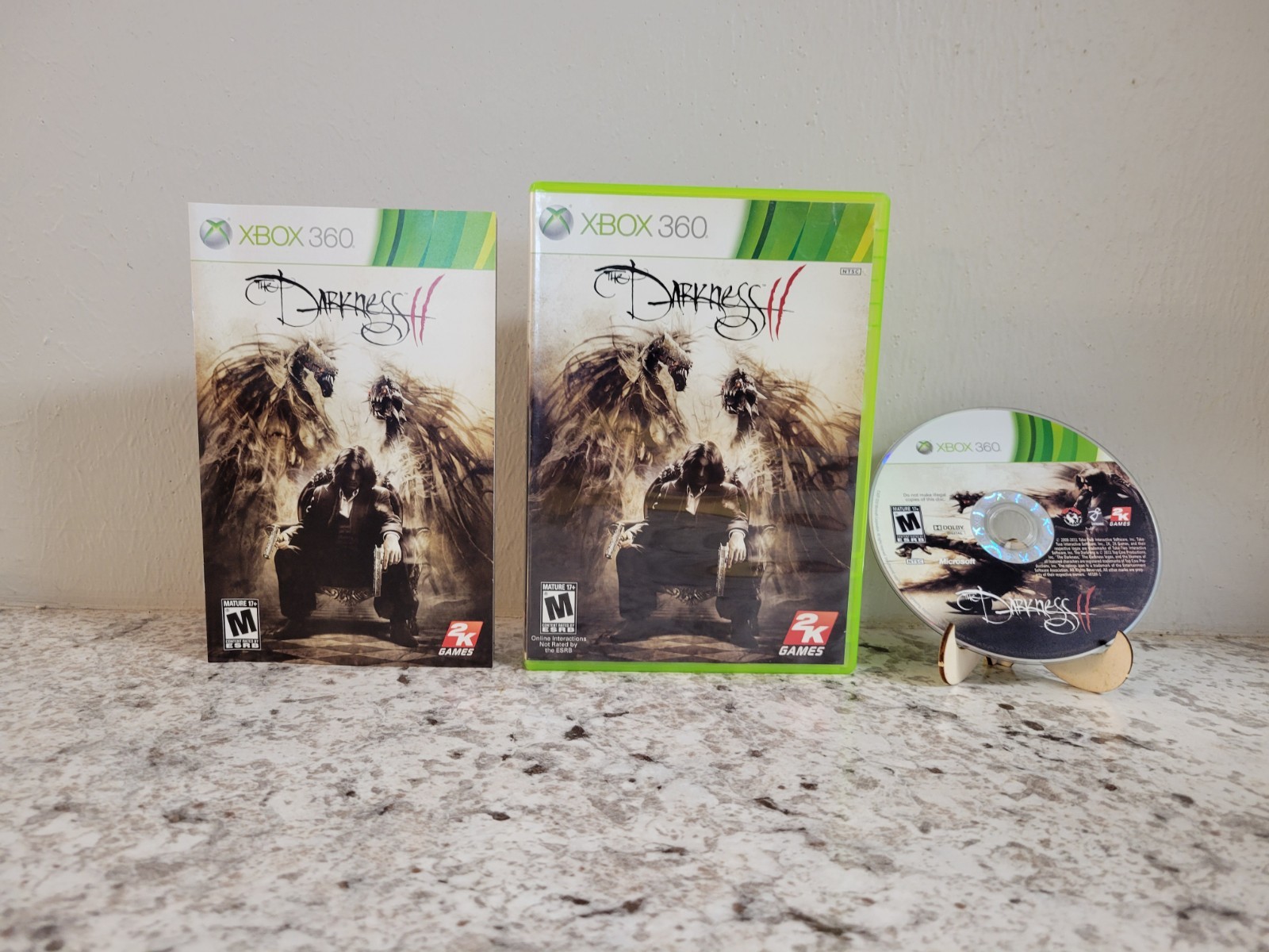 The Darkness II 2 (Microsoft Xbox 360, 2012) CIB RARE FAST SAME DAY SHIPPING