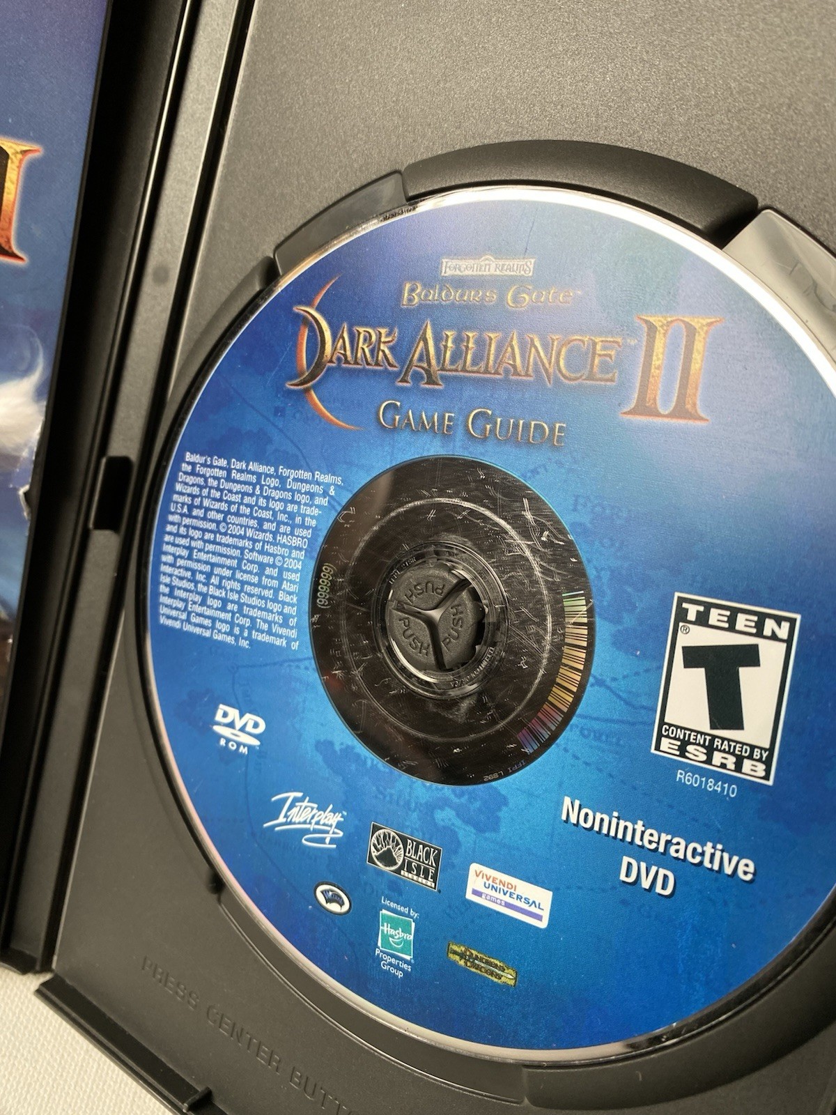 Baldur’s Gate: Dark Alliance II [Game Not Included, non-interactive DVD, 2004)