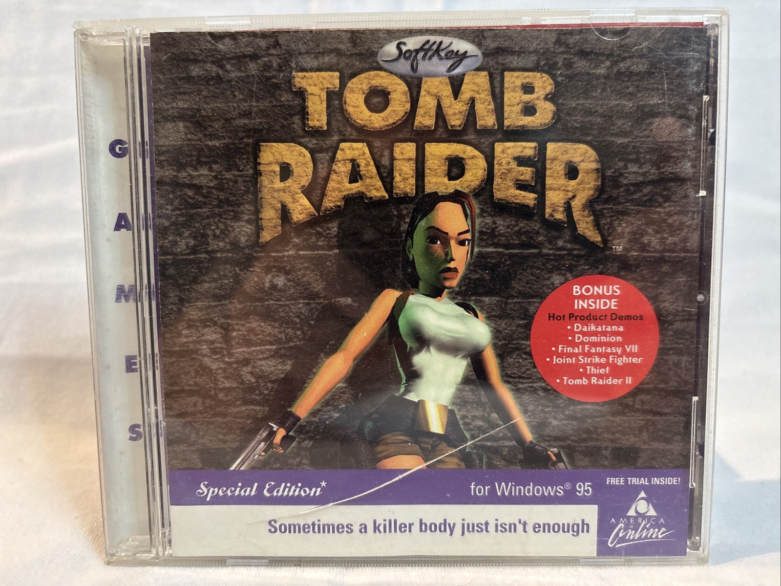 Softkey Tomb Raider with bonus demos CD-ROM (PC) Windows 95