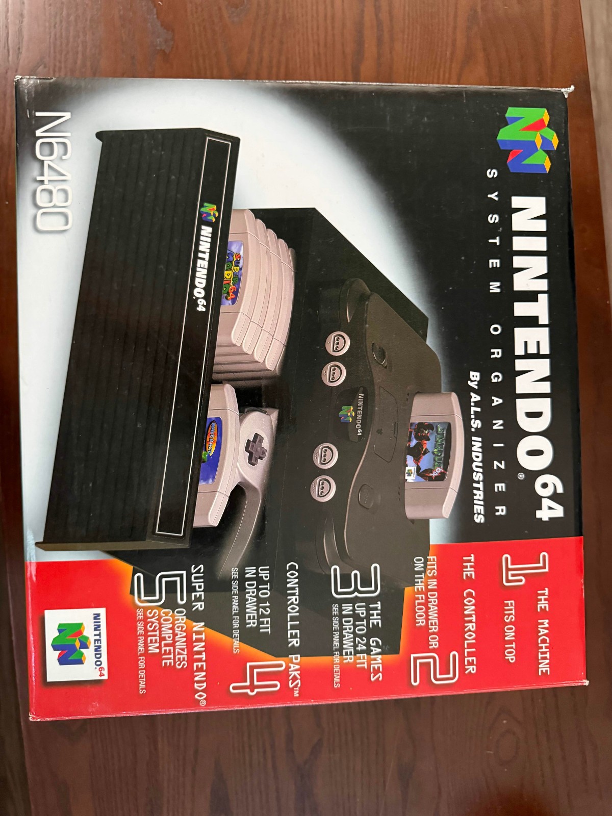 Official Nintendo 64 System Organizer – AUTHENTIC, CIB, SEE PICS