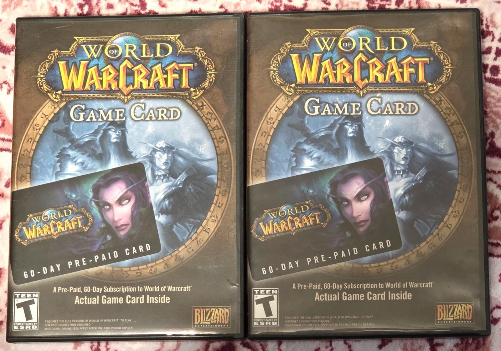 World of Warcraft 60 Day Pre-Paid Time Card – PC/Mac – Video Game Expired Lot