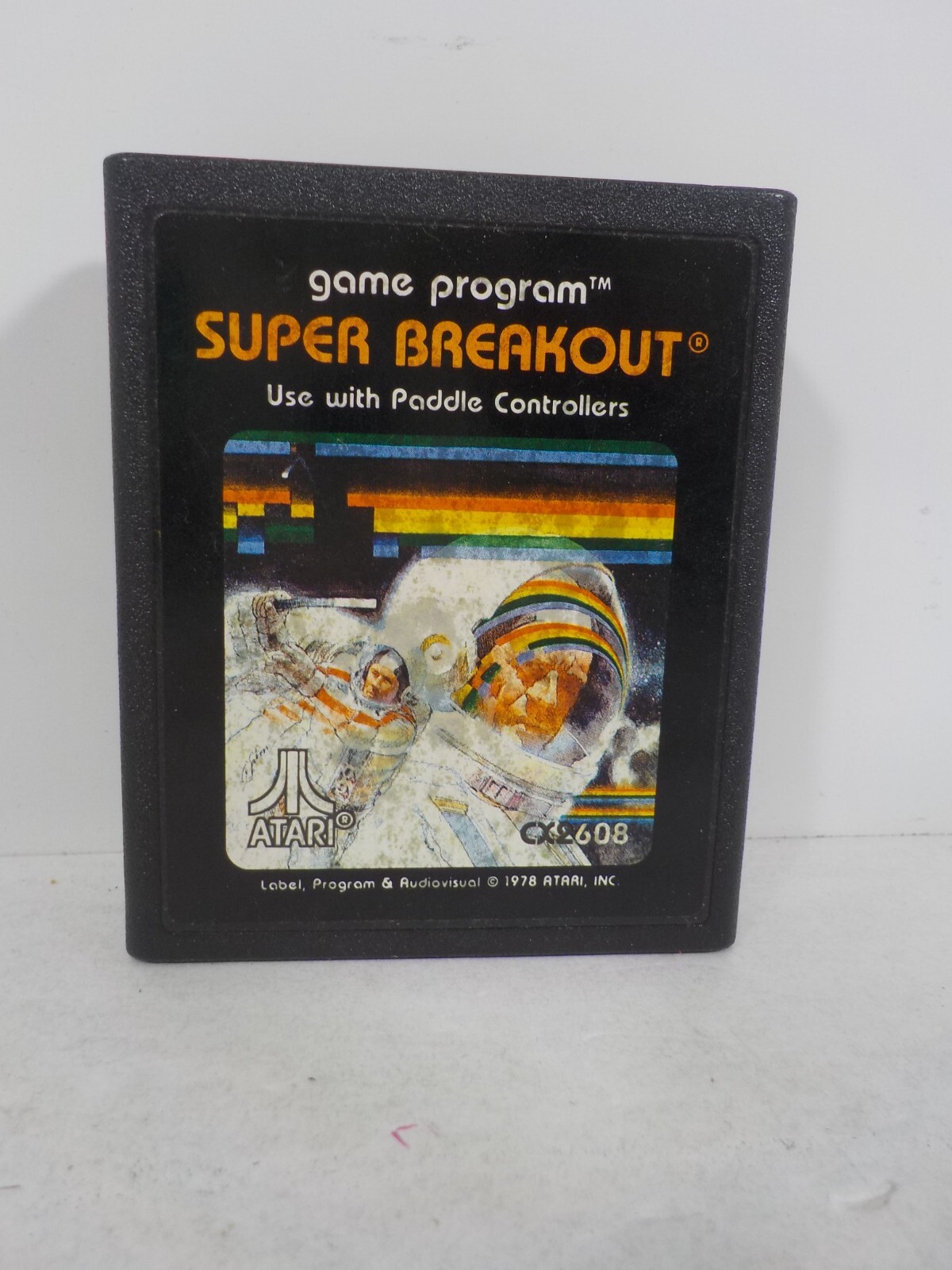 N A129 Atari 2600 Game w/ Manual Lot Breakout & Super Breakout