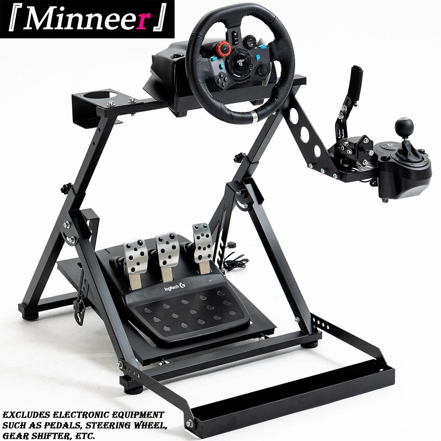 Minneer G29 Racing Steering Wheel Stand Foldable Fit Logitech G920 Thrustmaster