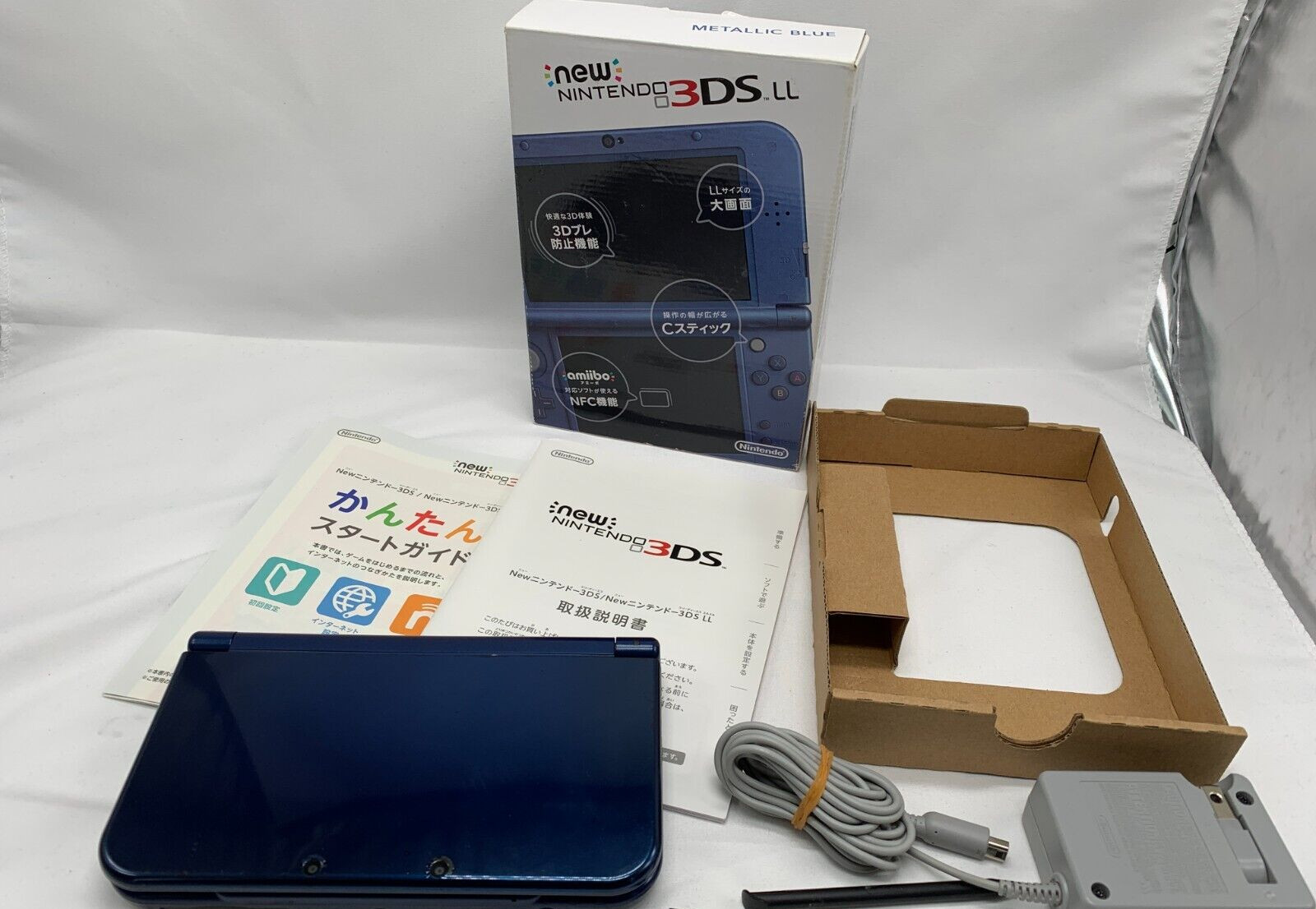 New Nintendo 3DS LL Metallic Blue Console Japanese ver