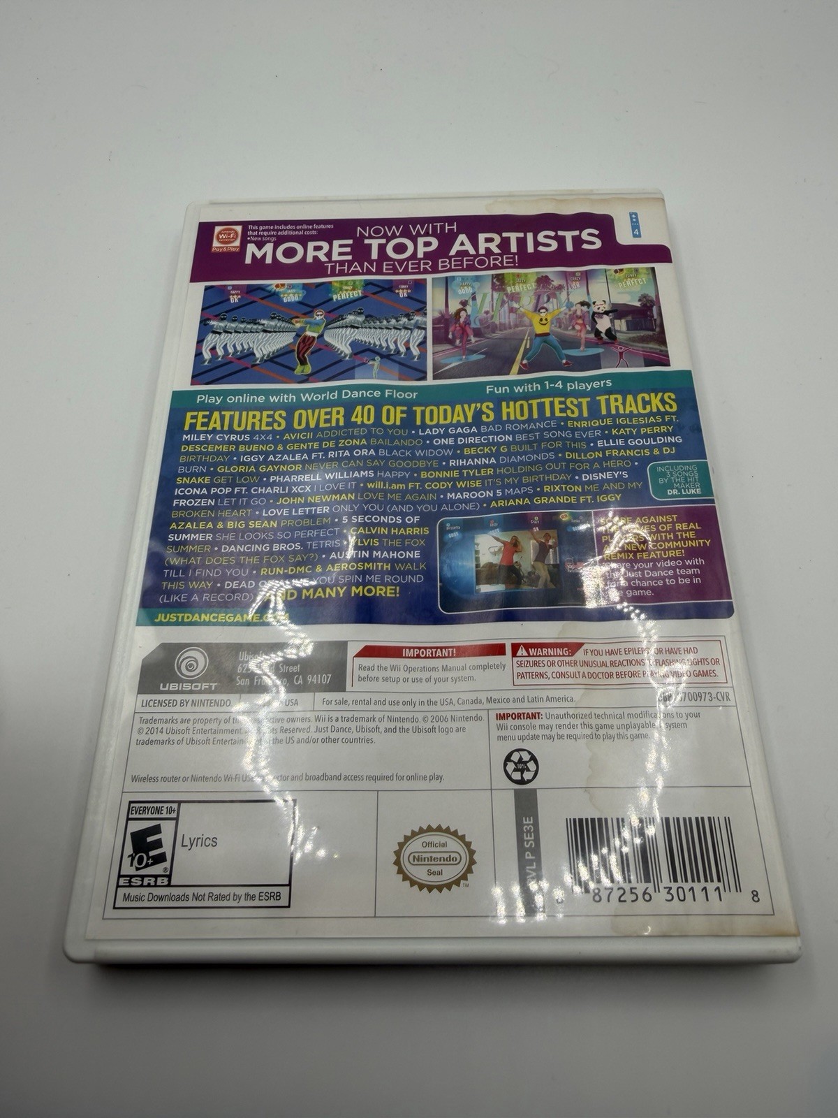 Just Dance 2015, Nintendo Wii, CIB w/ Manual, Tested
