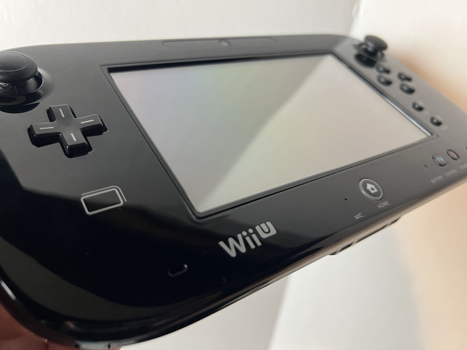 Wii U Console Black 32GB + Zelda Wind Waker HD Already Installed- Tested, Works!