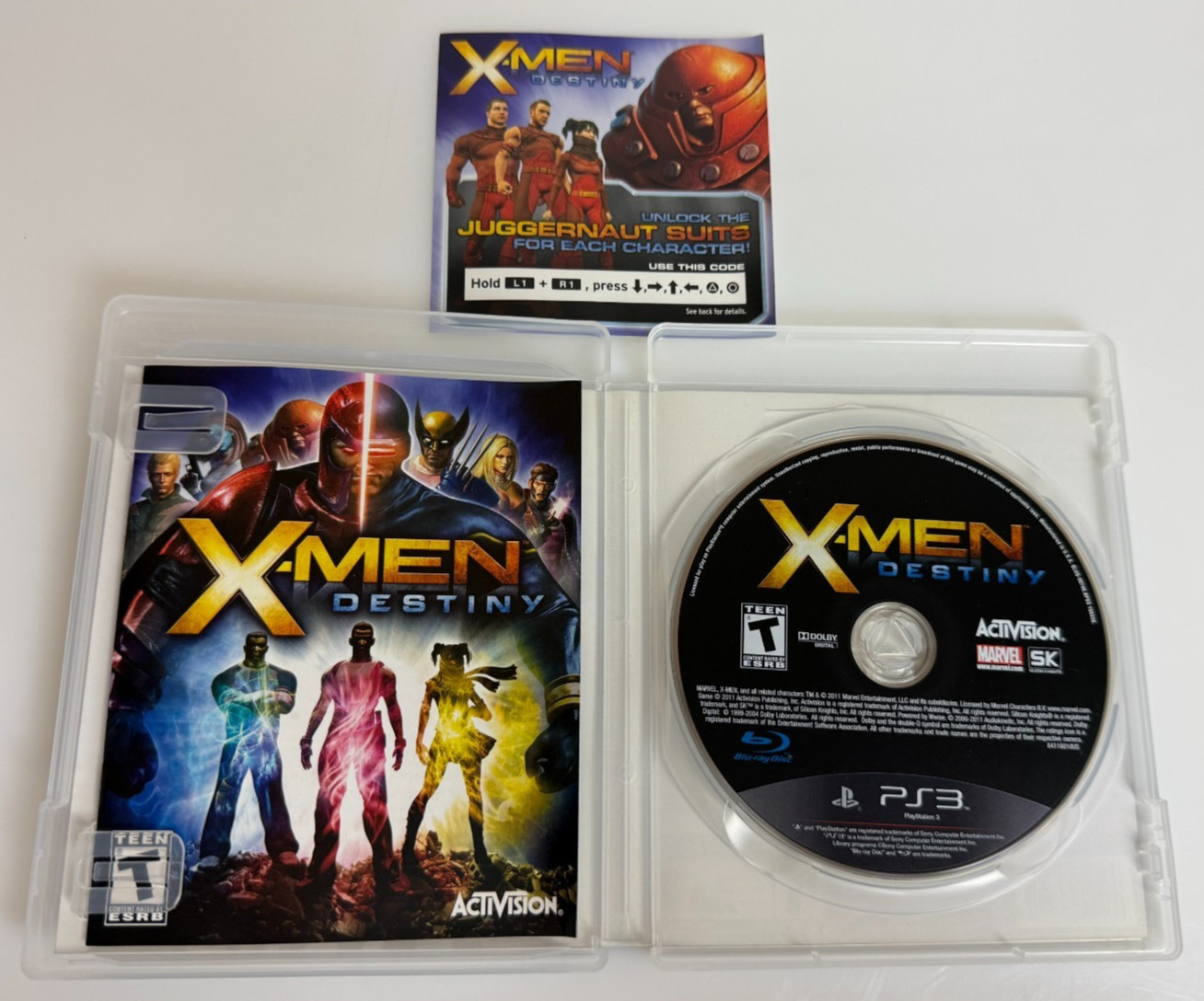 X-Men: Destiny Sony “PlayStation 3” – 2011 – Complete in Box with Manual