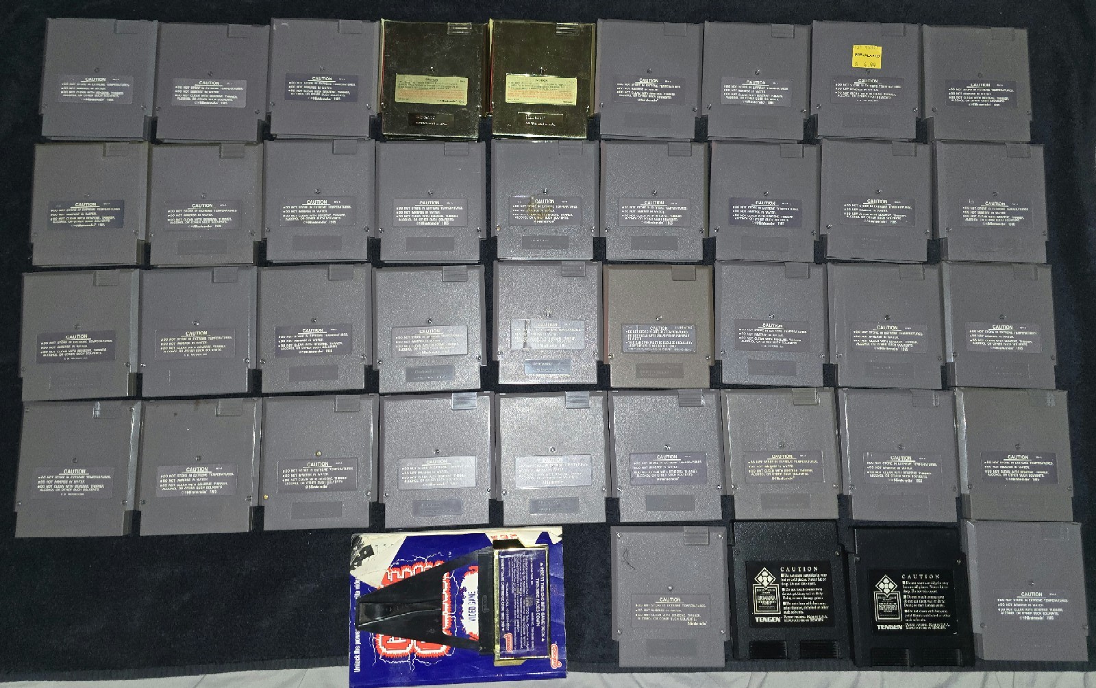 Nintendo NES Cartridge Video Game Lot Of 40 Games Plus Extras Valued At $700