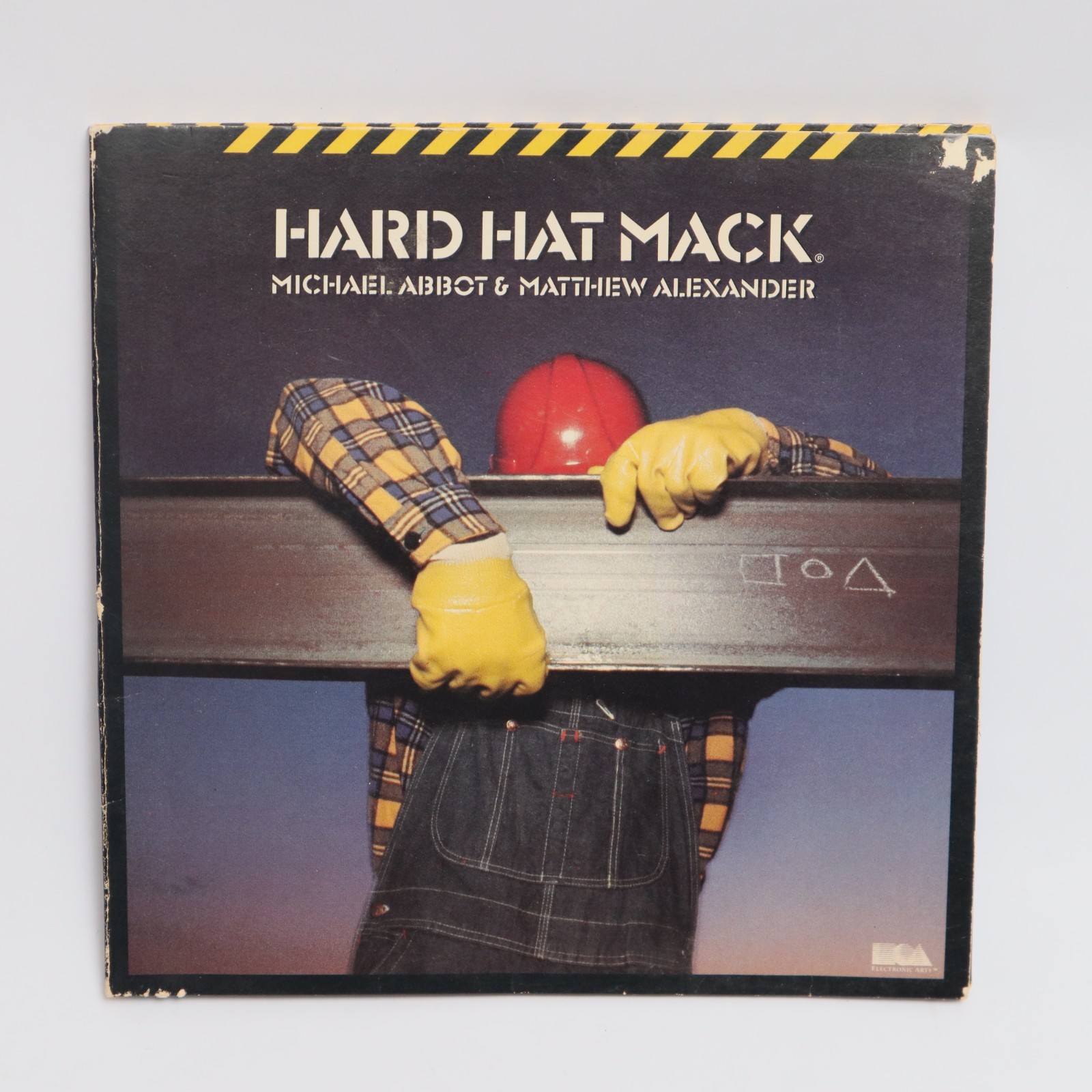 Hard Hat Mack 1983 Electronic Arts Atari Home Computers Platform Excellent Cond