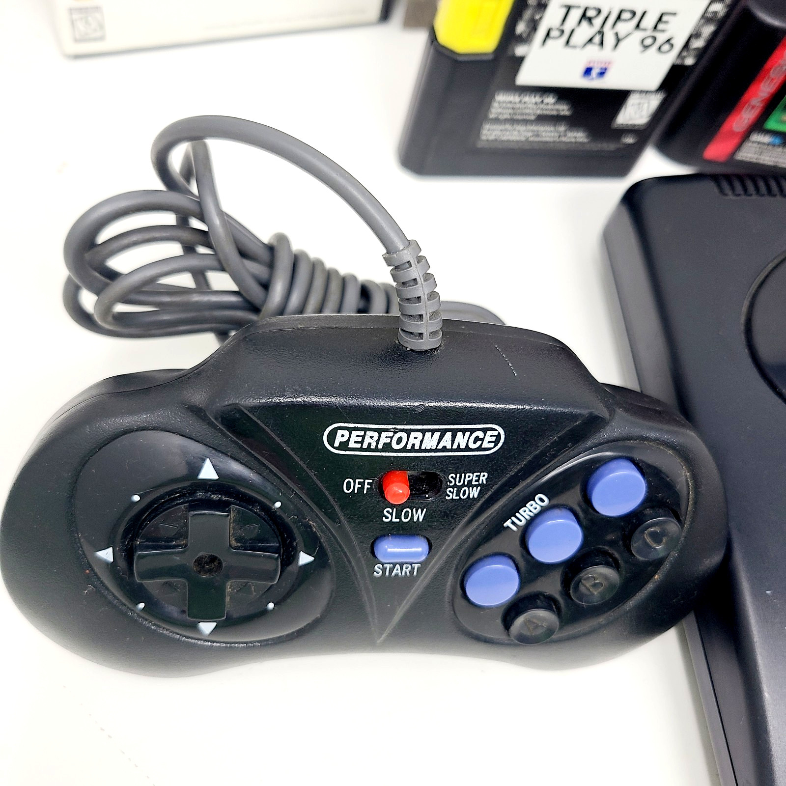 Sega Genesis Model 2 (MK-1631) SPORTS Console Controller Tested GOOD No Cables