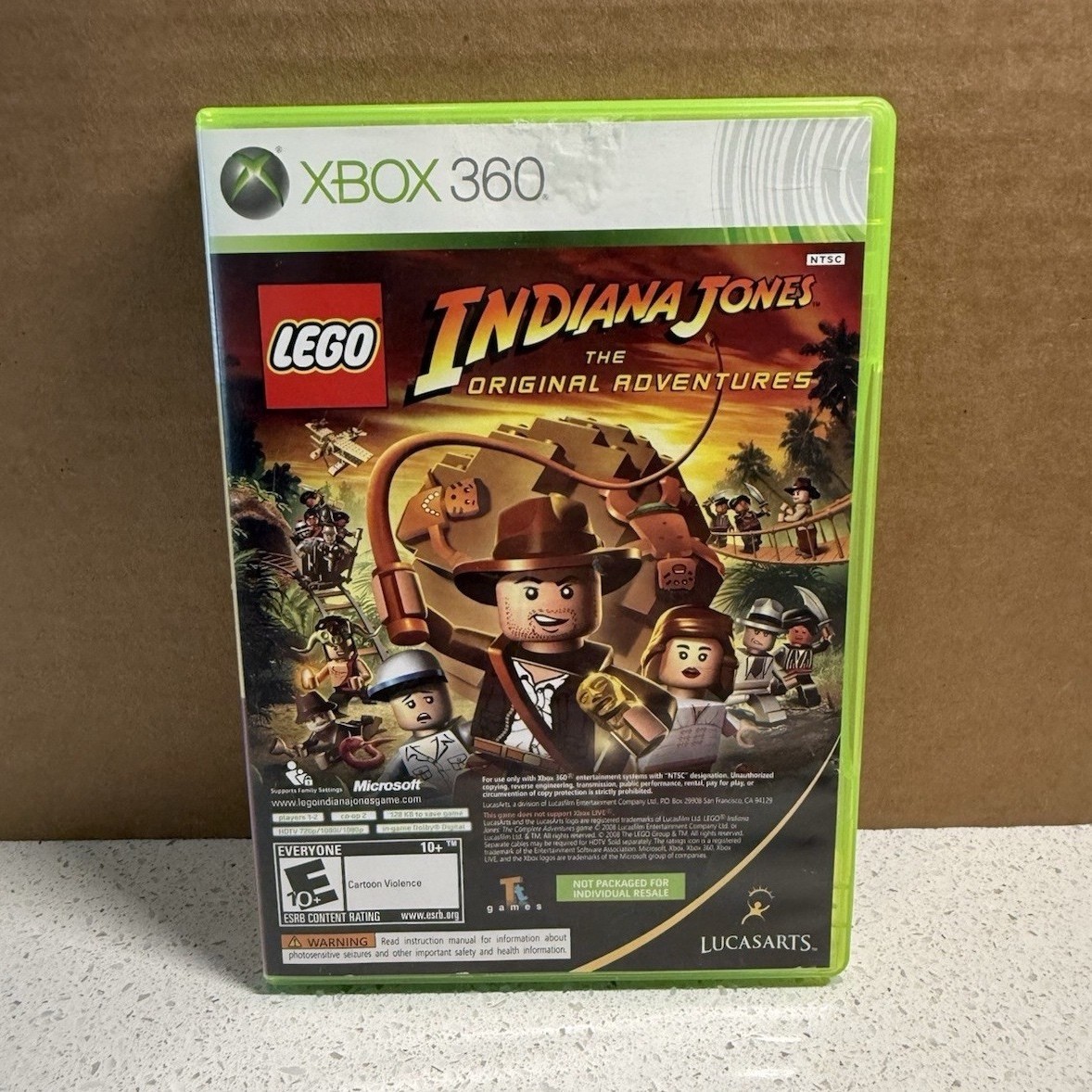 Xbox 360, LEGO Indiana Jones: The Original Adventure, and Kung Fu Panda