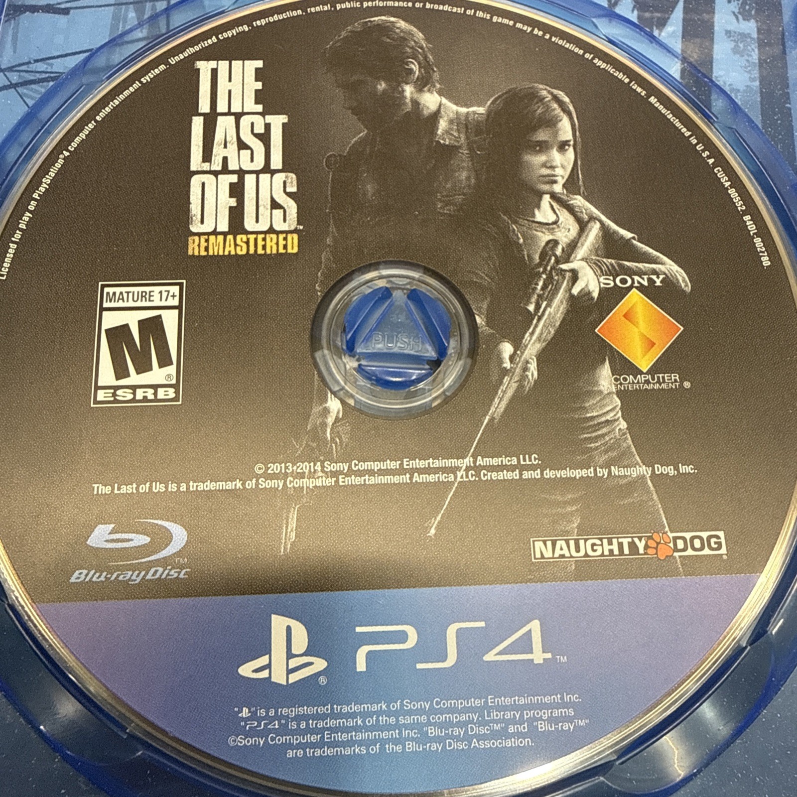 The Last of Us Remastered (PlayStation 4, PS4 2014) Good Condition Next Day Ship