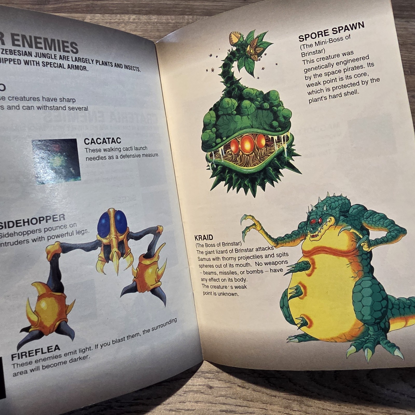 SNES Super Nintendo Super Metroid Instruction Booklet Manual Authentic Original
